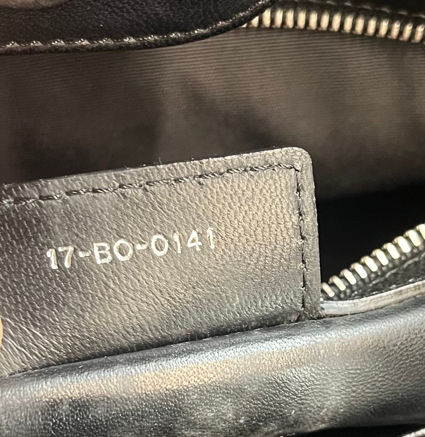 Black Cannage Leather So Dior Tote twins