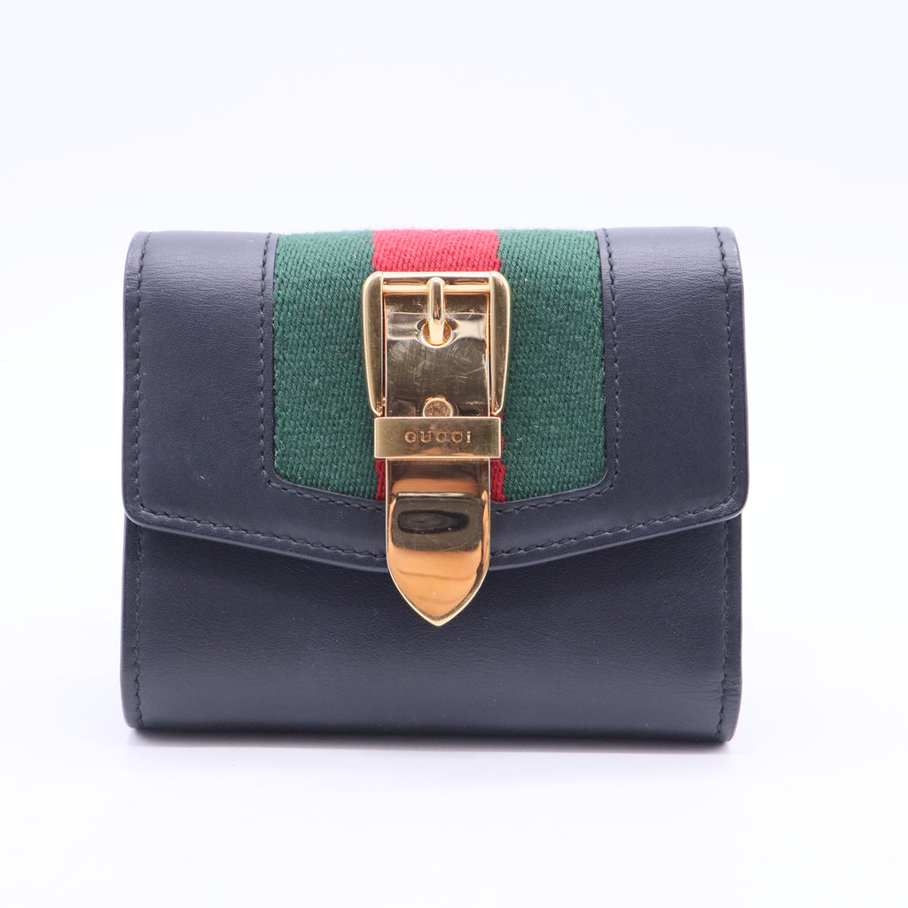 Sylvie Wallet Black Leather