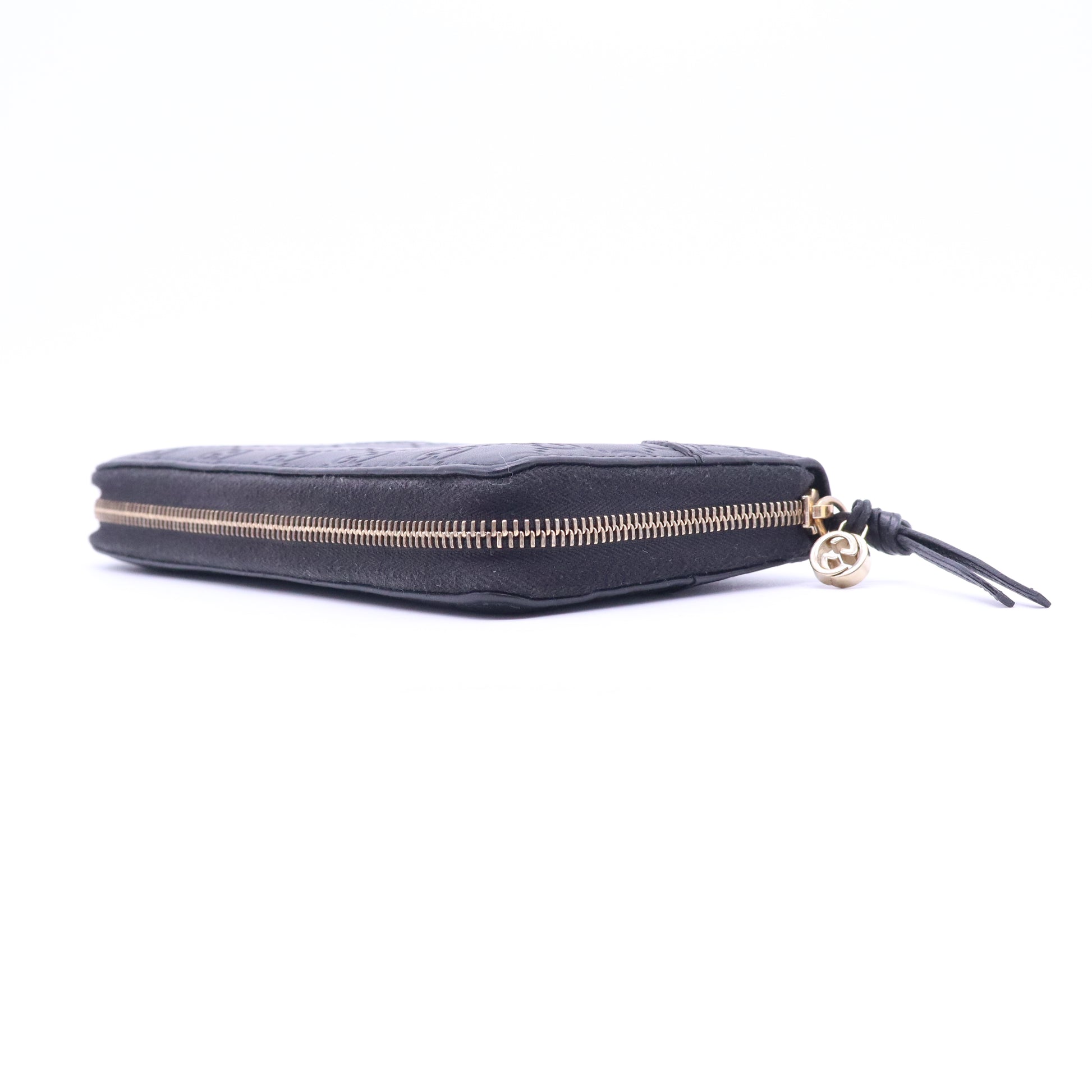 Classic Print Leather Zip Wallet W20721