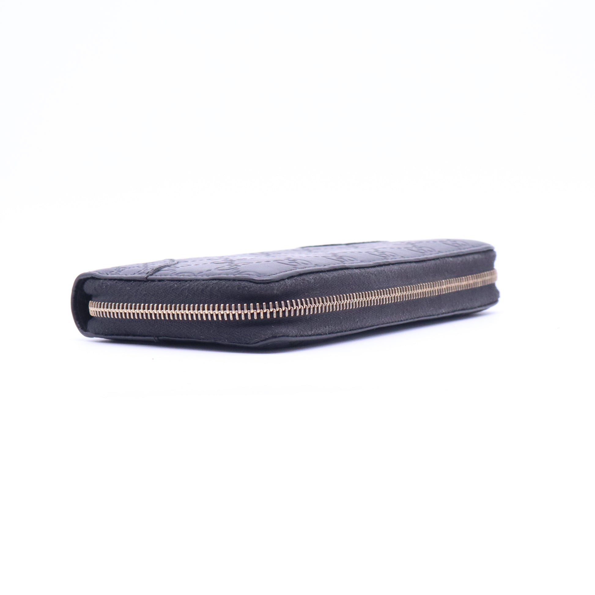 Classic Print Leather Zip Wallet W20721