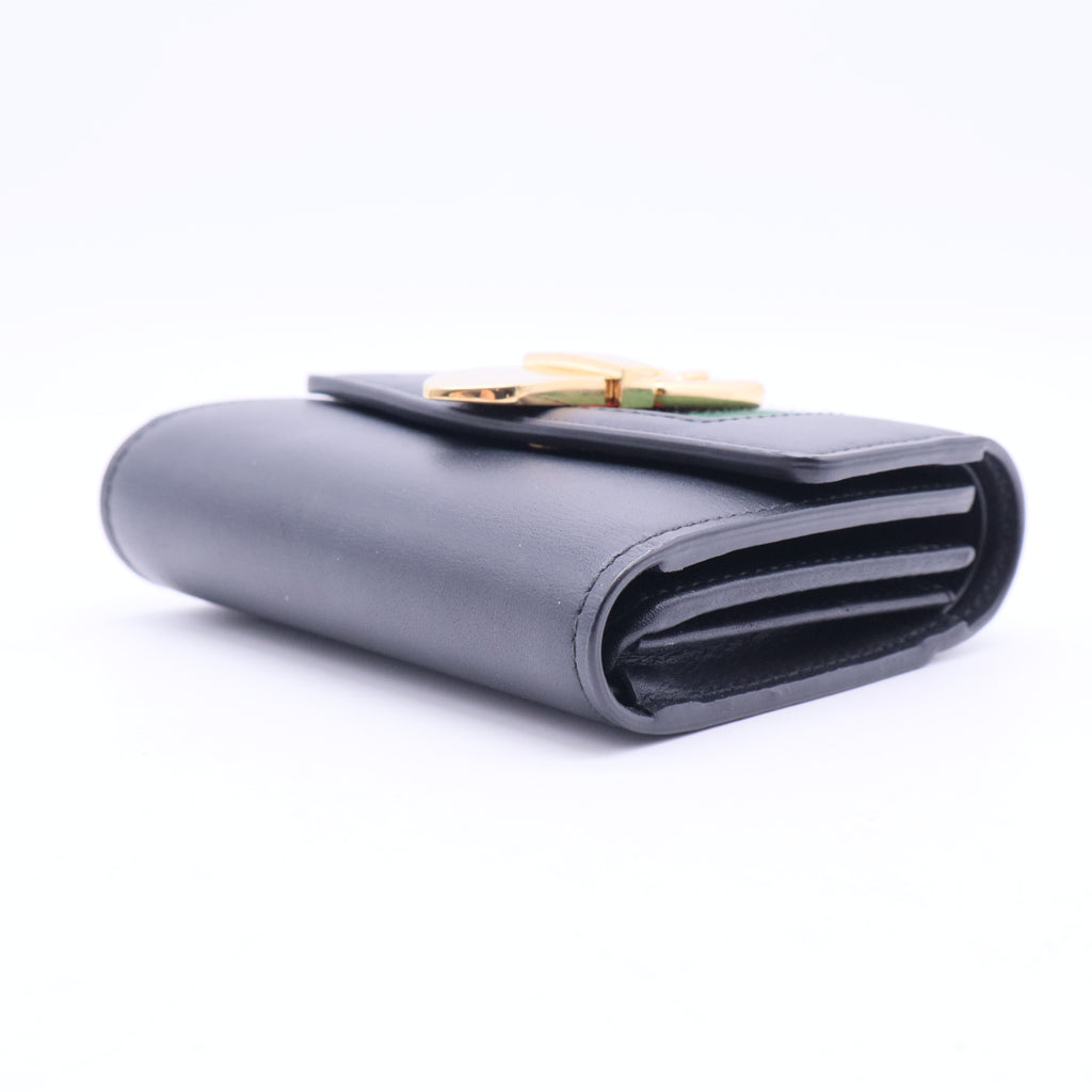 Sylvie Wallet Black Leather