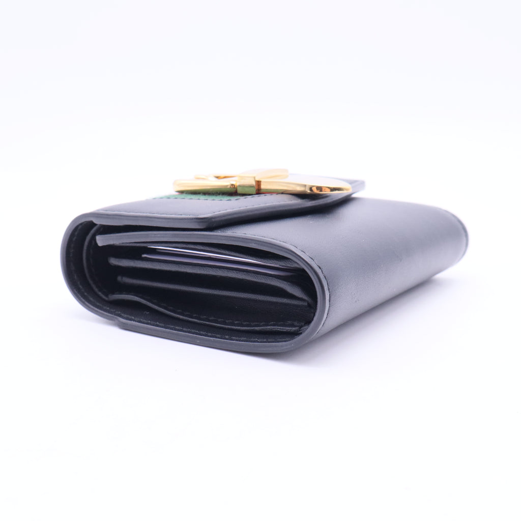 Sylvie Wallet Black Leather