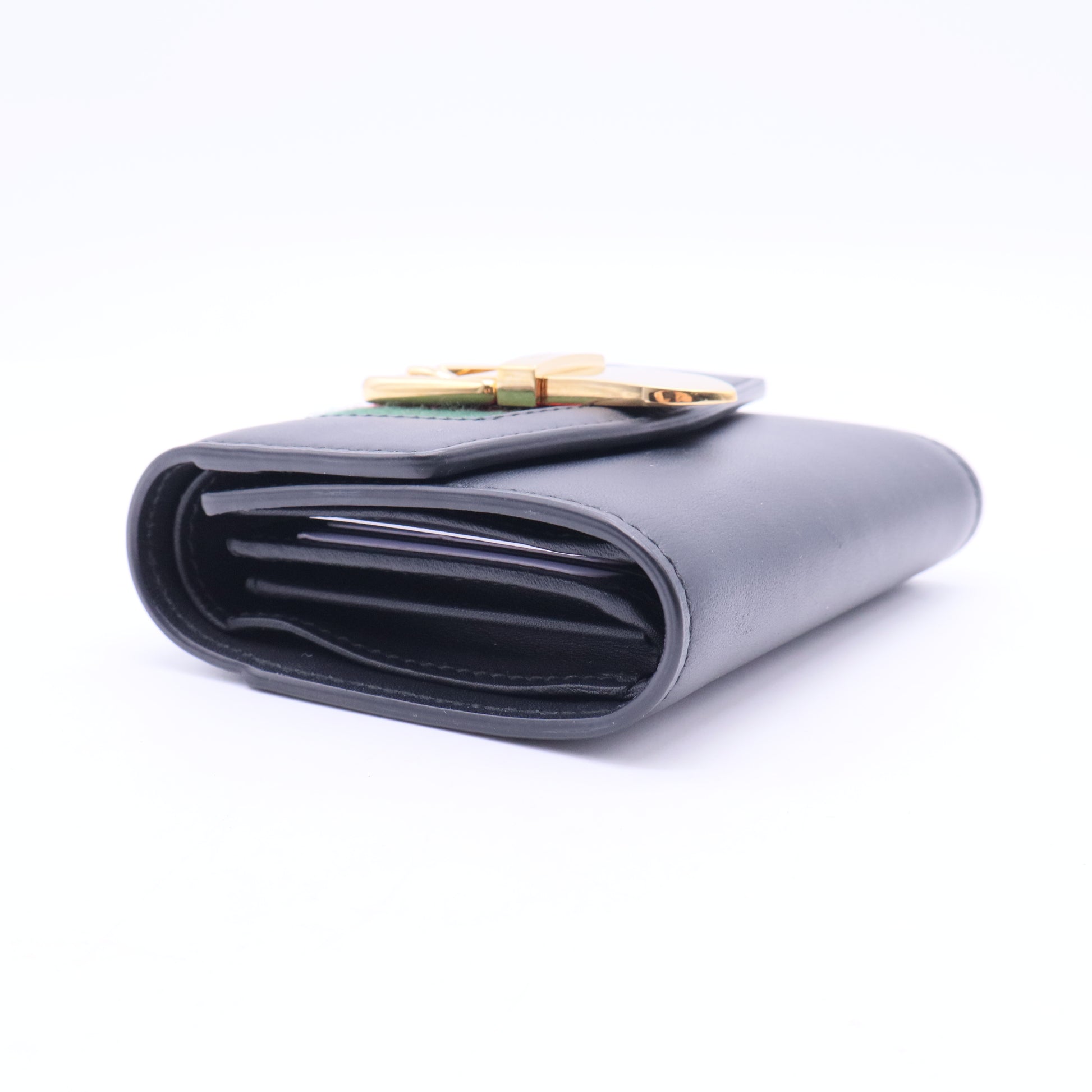 Sylvie Wallet Black Leather