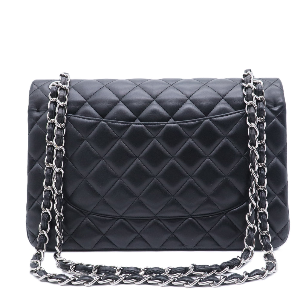 Classic Single Flap Bag Quilted Lambskin Jumbo