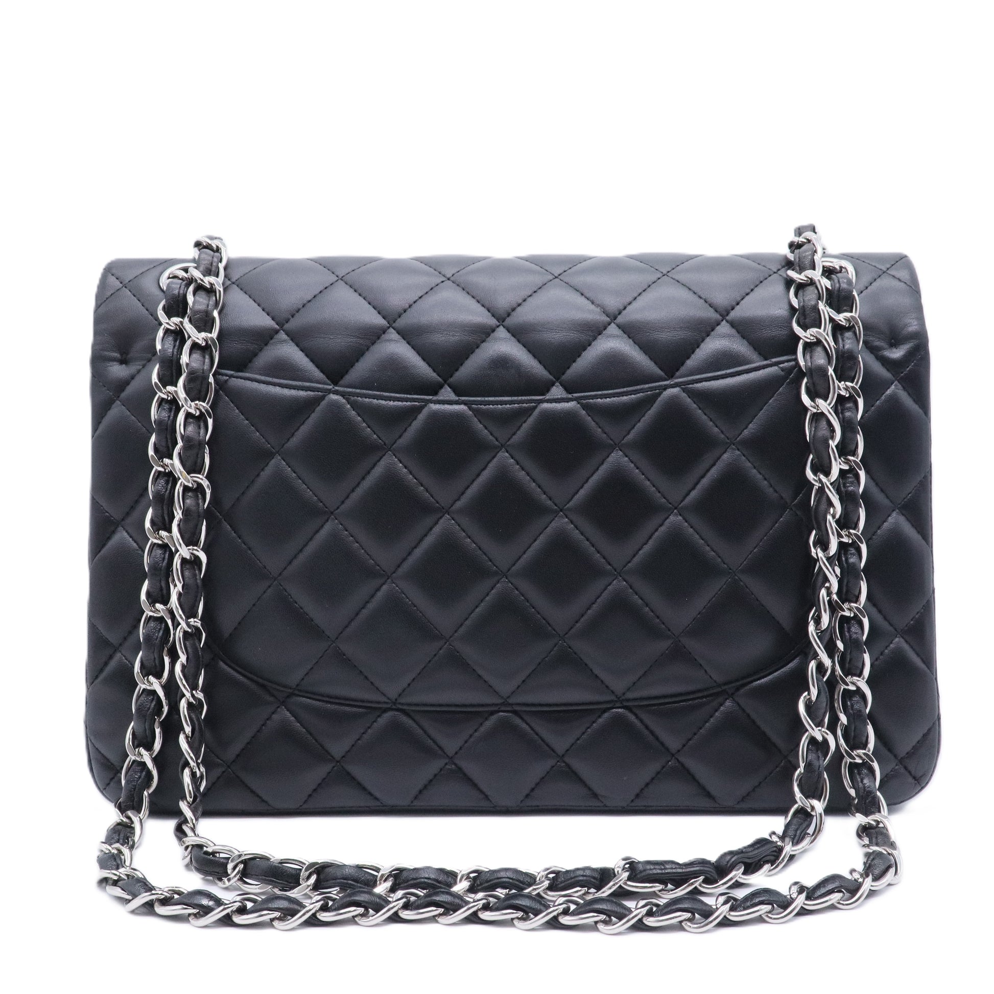 Classic Single Flap Bag Quilted Lambskin Jumbo