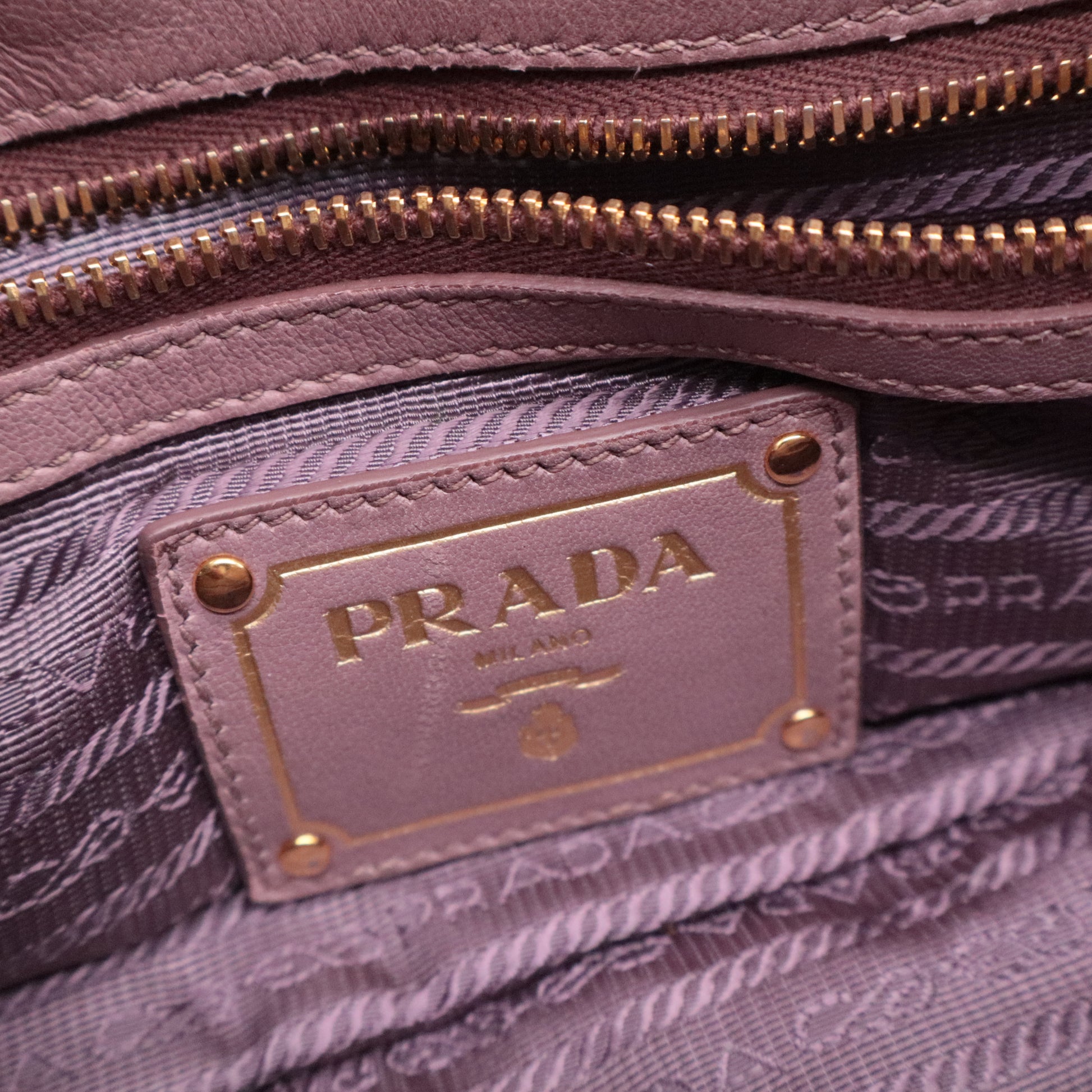 Nappa Gaufre Buckle Satchel