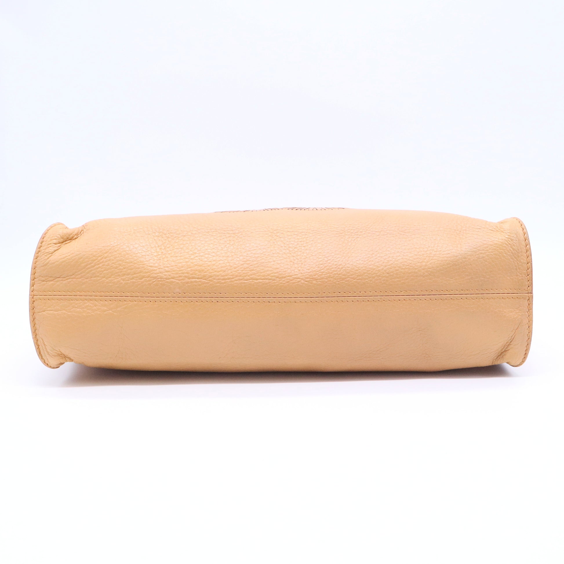 Chanel Tan Logo Shoulder Bag