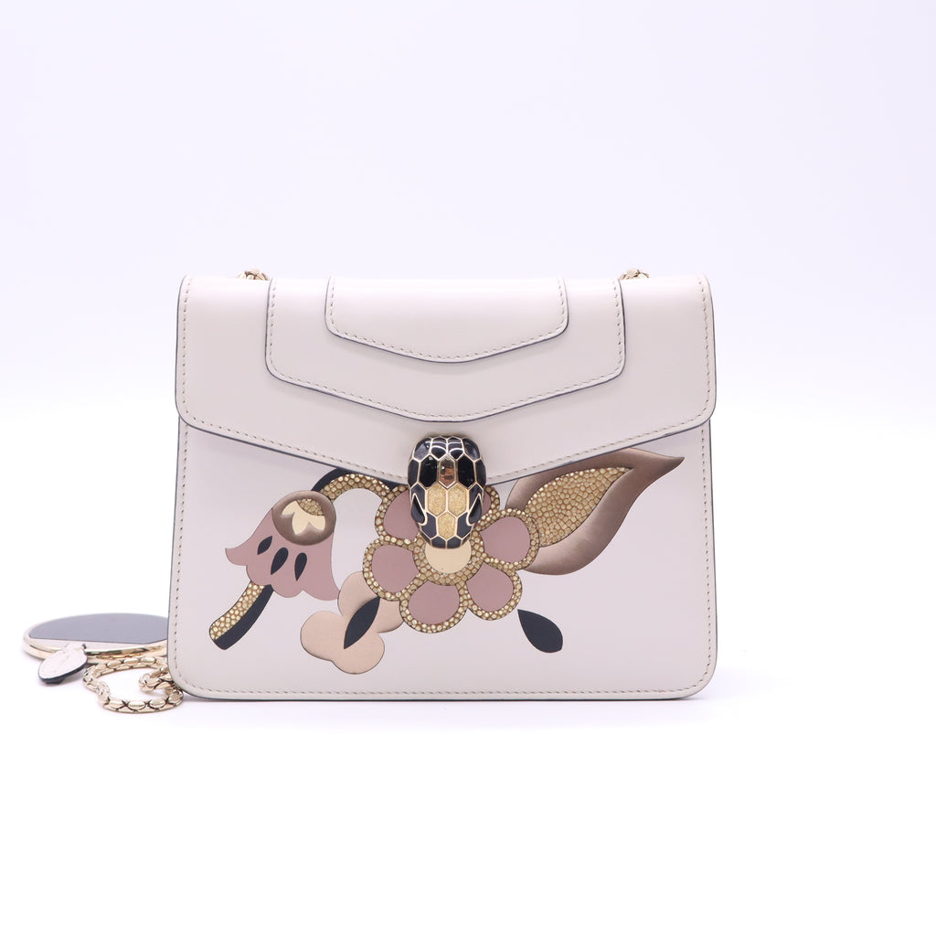 Bvlgari Serpenti Forever Floral Edition Shoulder Bag twins B23616