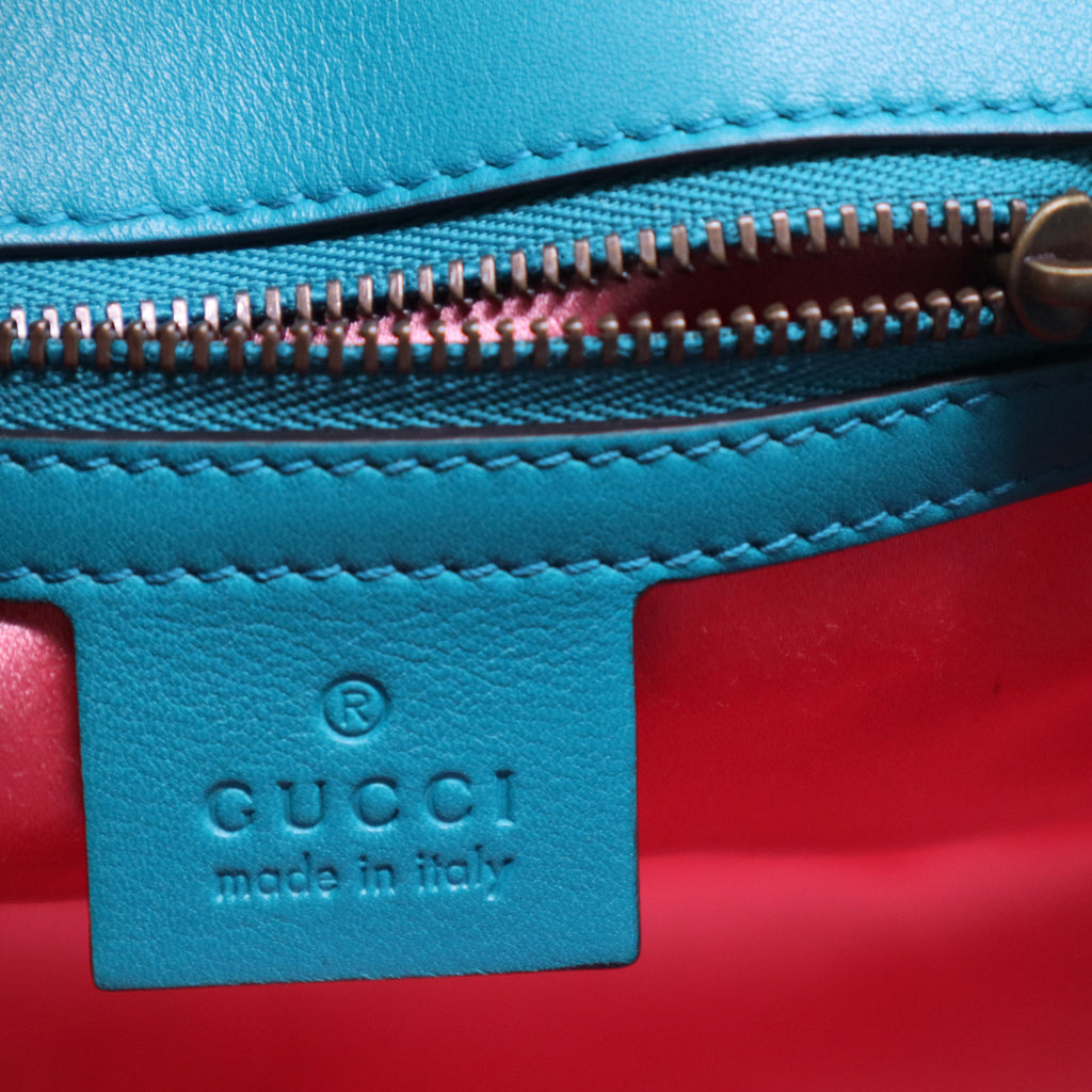 GG Marmont Flap Bag Matelasse Velvet Small B20575