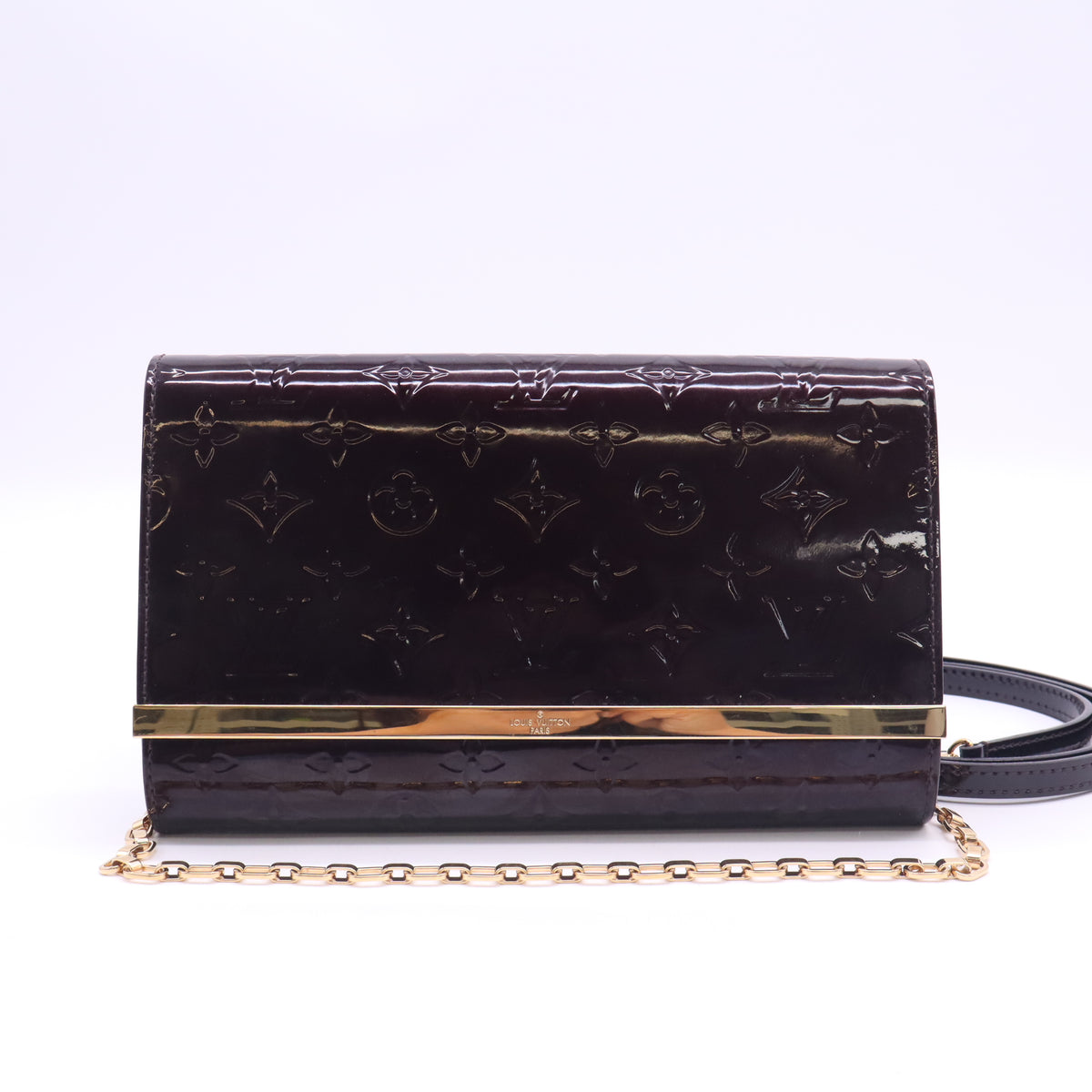 Louis Vuitton Monogram Vernis Ana Clutch B24199