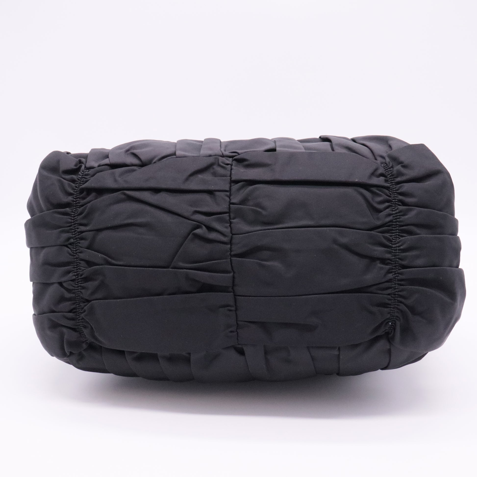 Tessuto Nylon Gaufre Tote Black