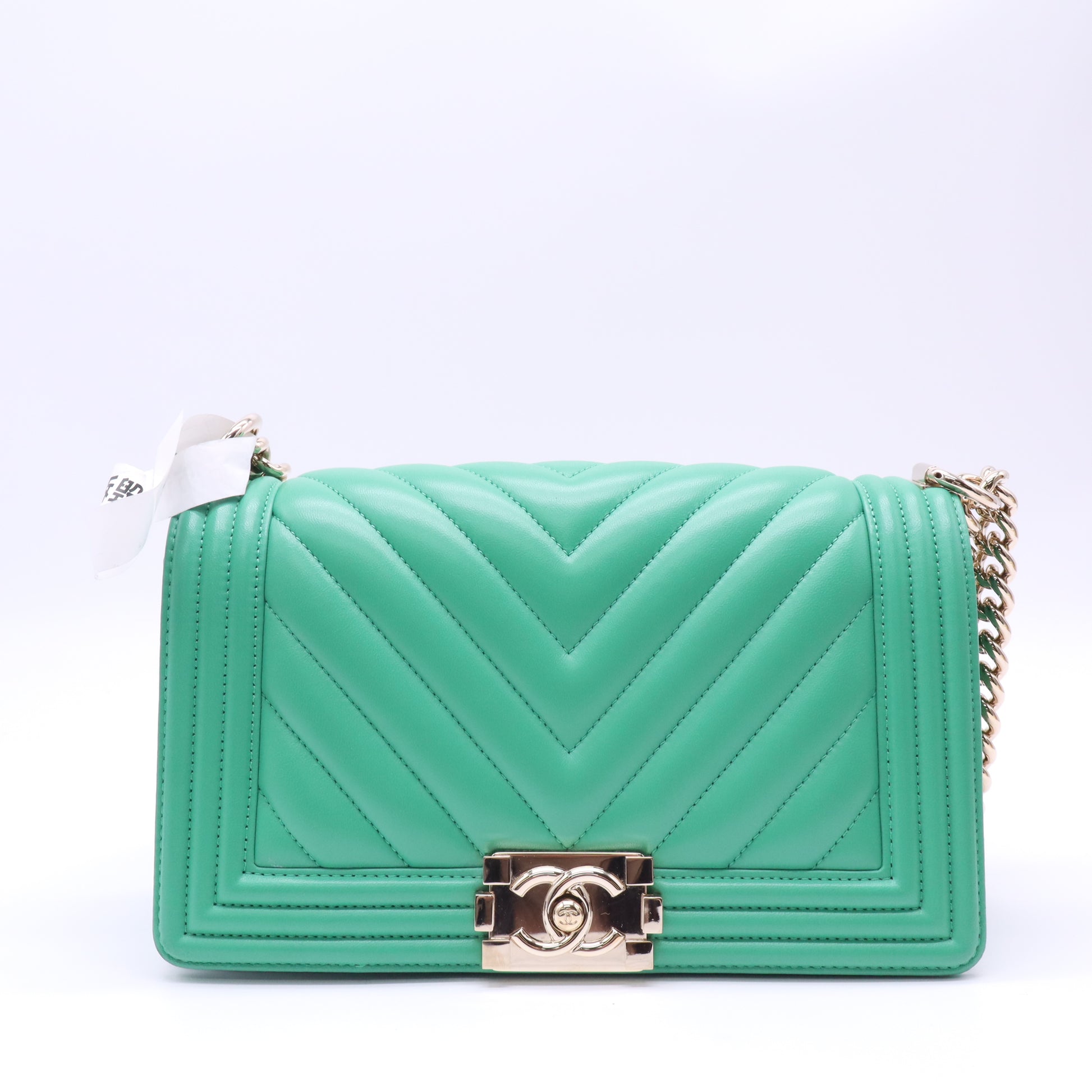 Chanel Medium Chevron Boy Bag Twins B23577