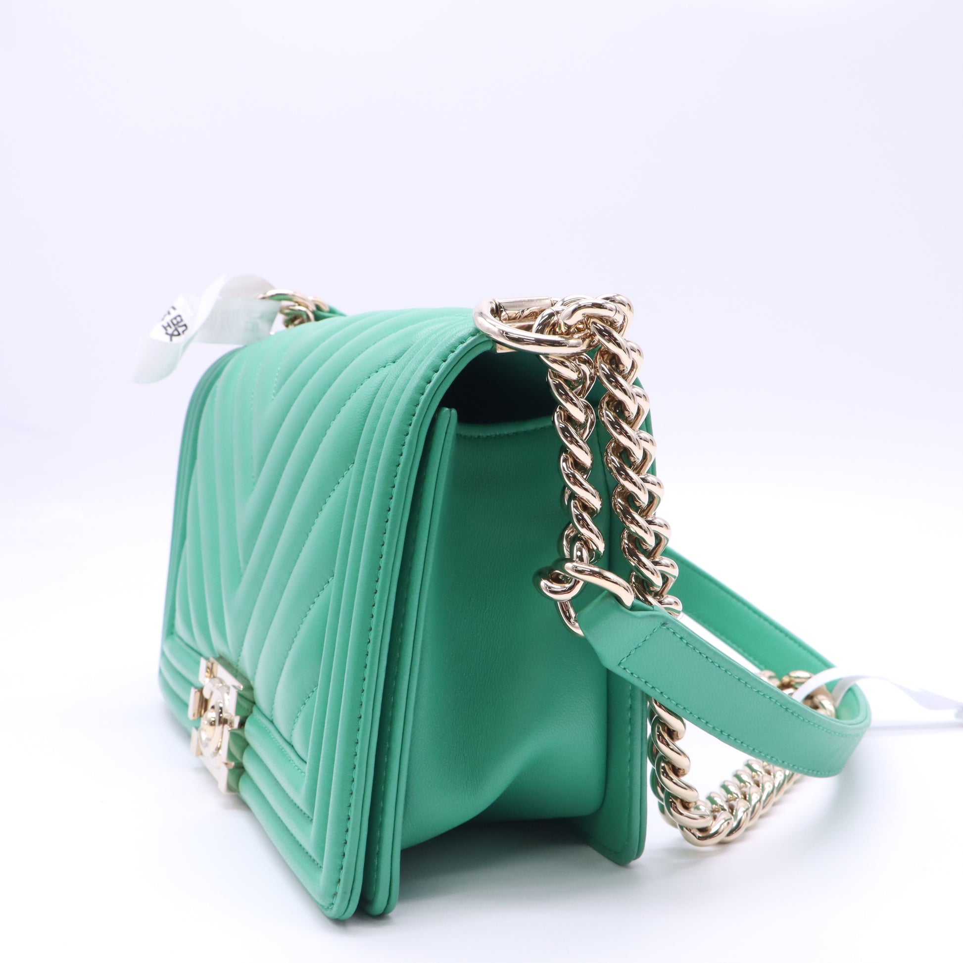 Chanel Medium Chevron Boy Bag Twins B23577