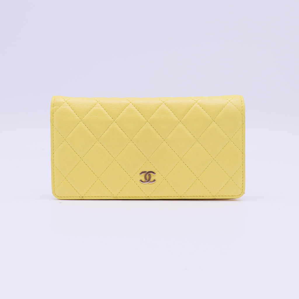Chanel Timeless Classic Matelasse Long Wallet W21977