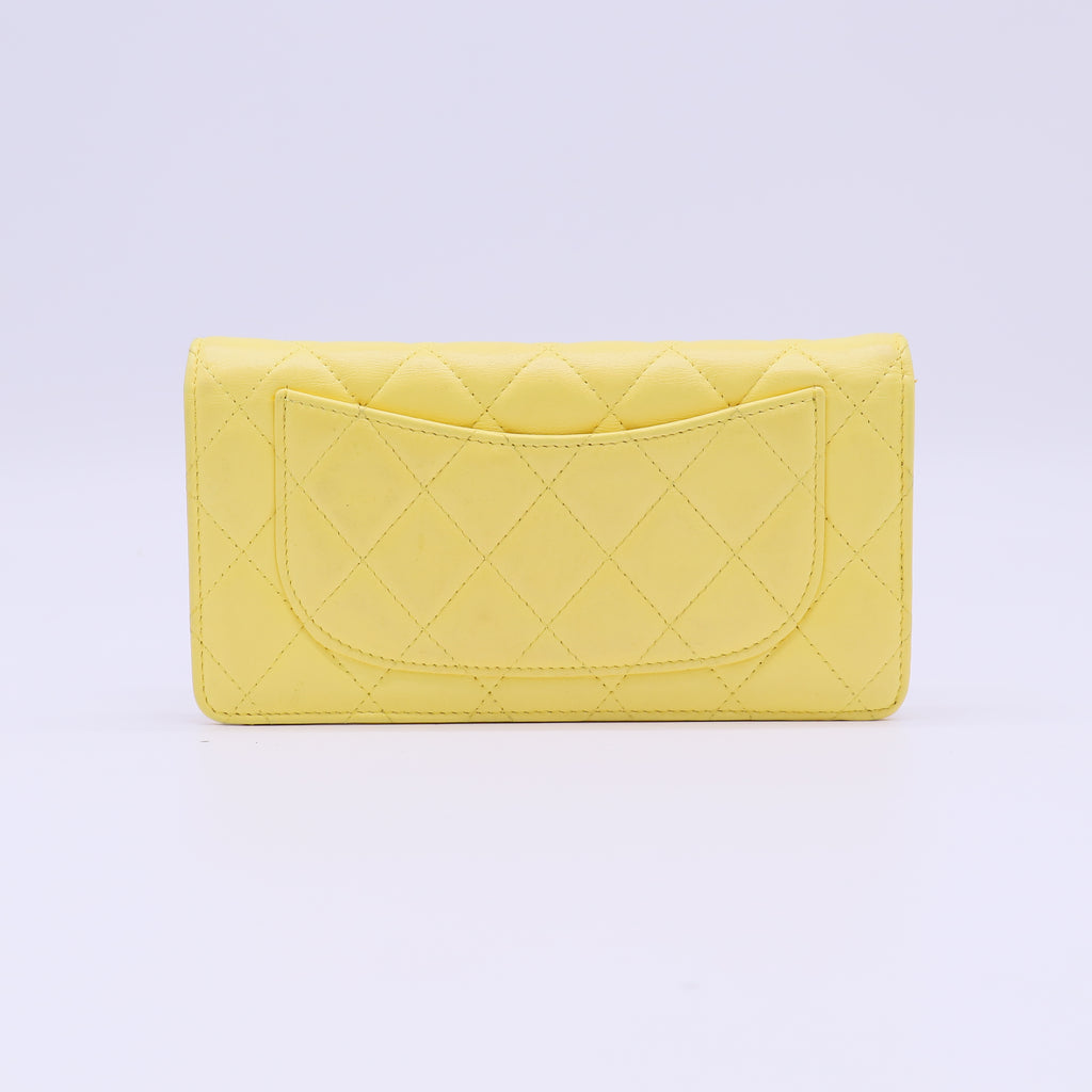 Chanel Timeless Classic Matelasse Long Wallet W21977