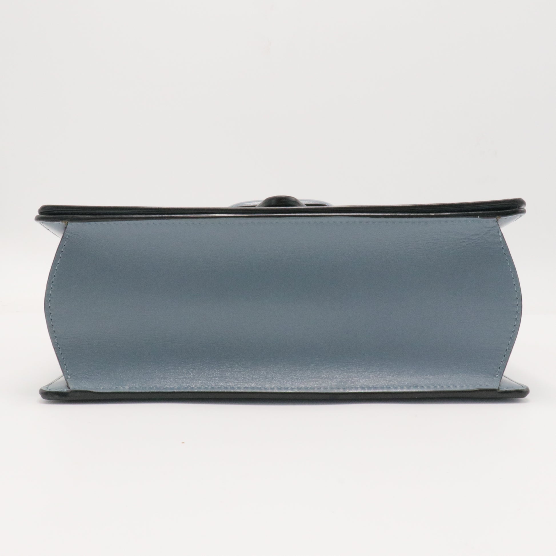 Loewe Calfskin Medium Barcelona Shoulder Bag Stone Blue
