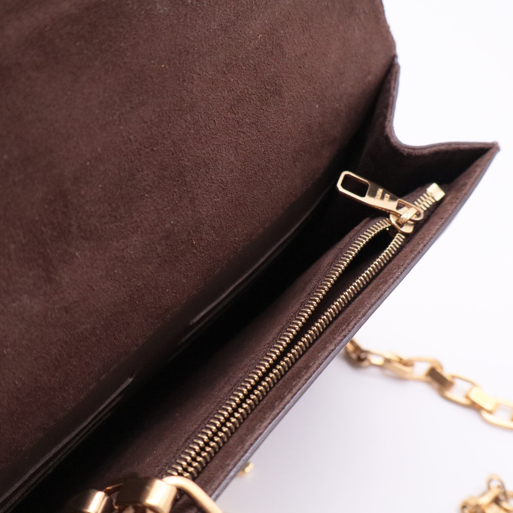 Chain Louise Clutch Leather MM