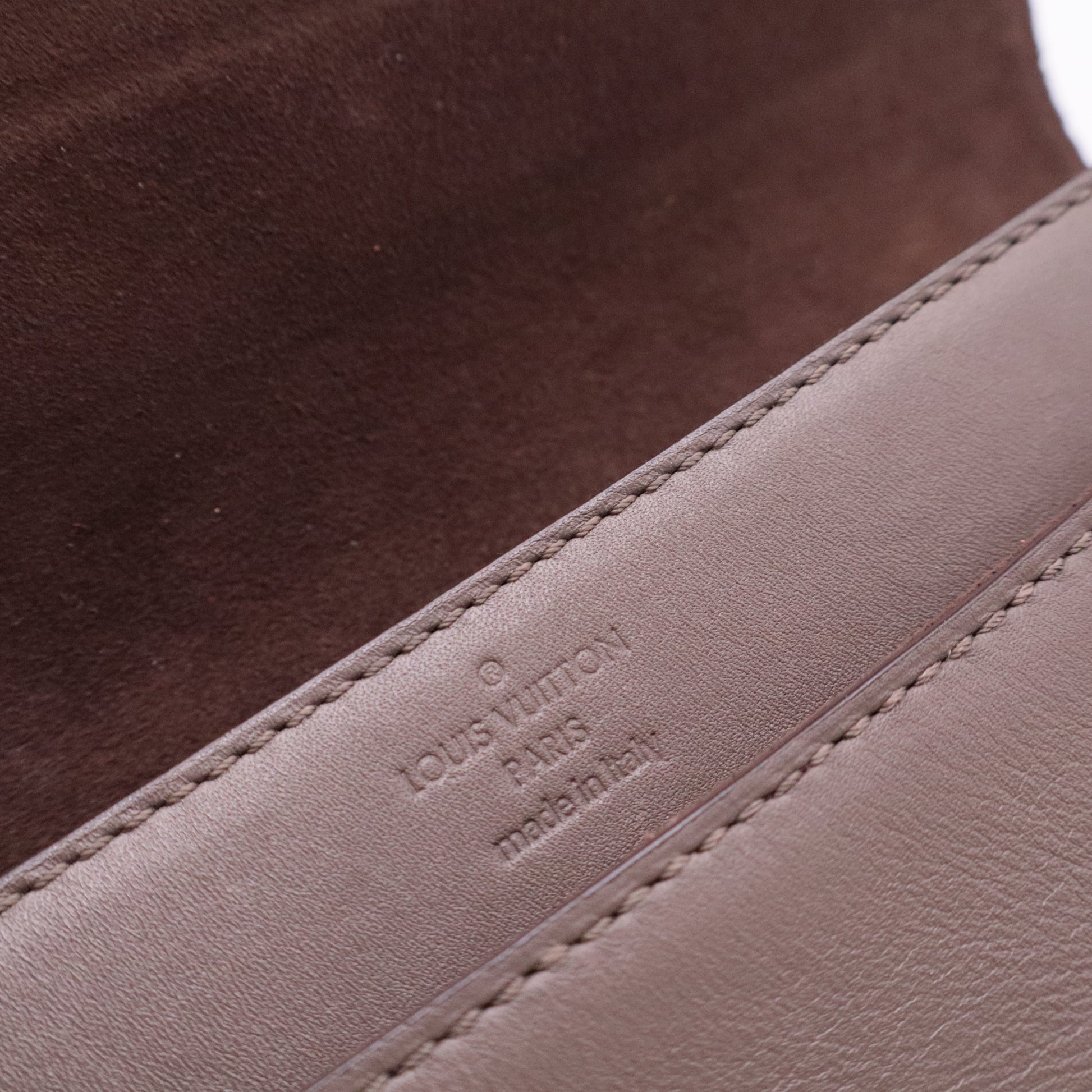 Chain Louise Clutch Leather MM