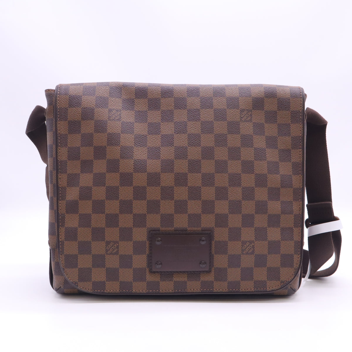 Louis Vuitton Damier Canvas Brooklyn MM Messenger Bag Twins B24172
