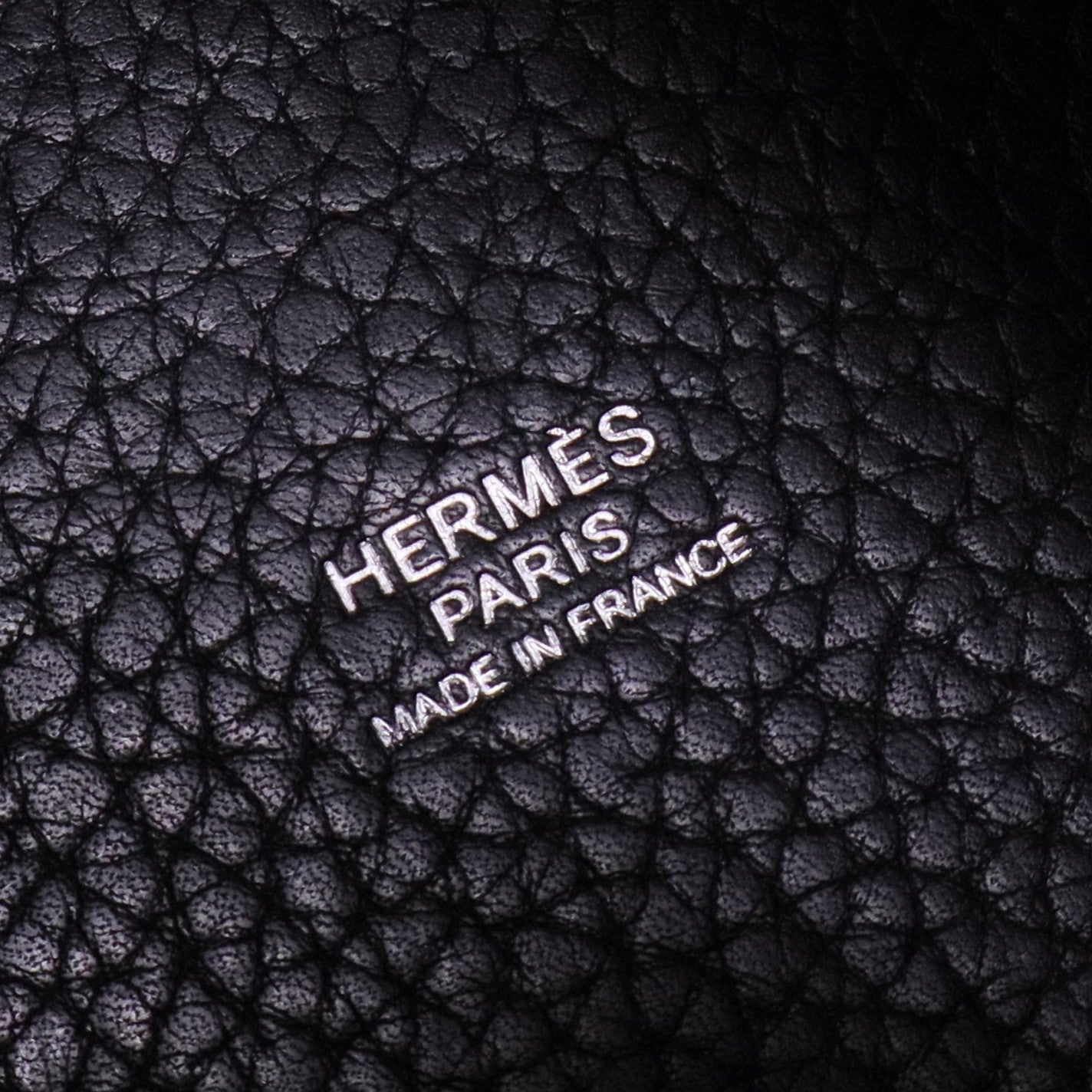 Hermes Picotin Lock Tote Black Clemence Leather Palladium Hardware