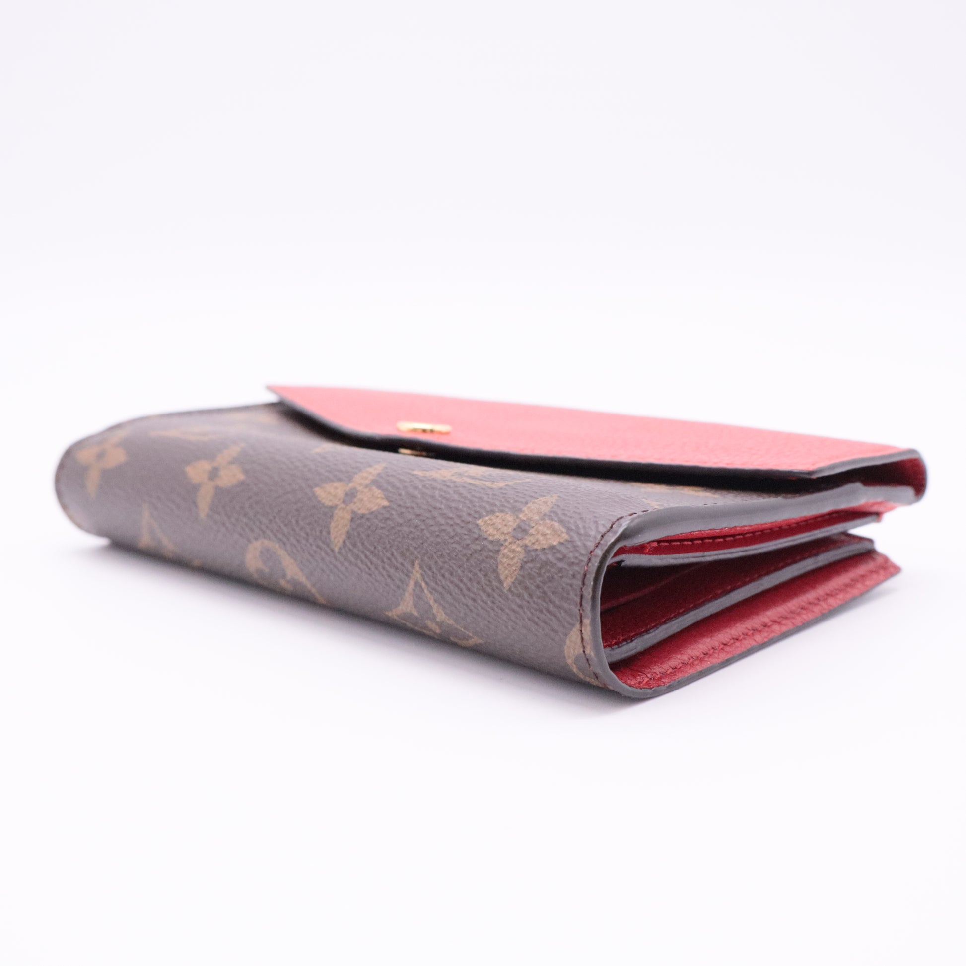 Monogram Pallas Compact Wallet Cherry