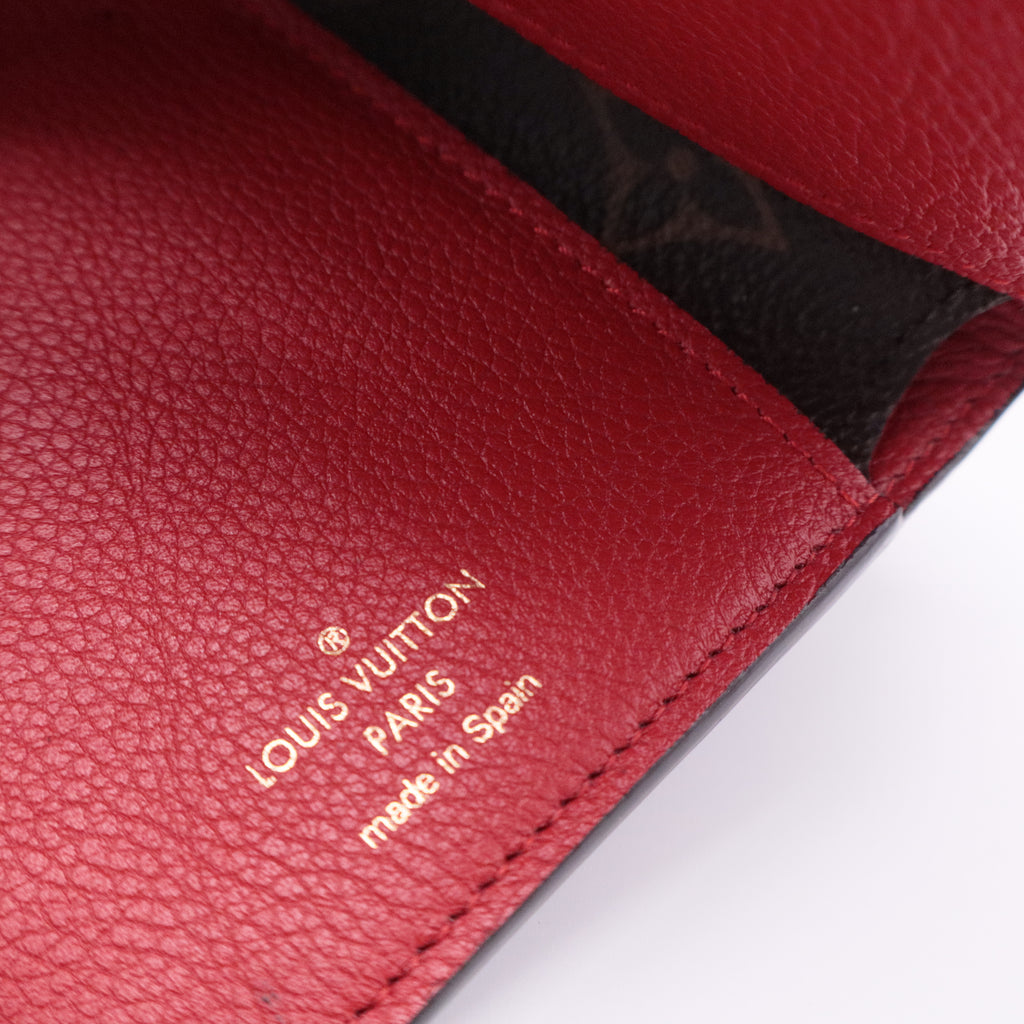 Monogram Pallas Compact Wallet Cherry