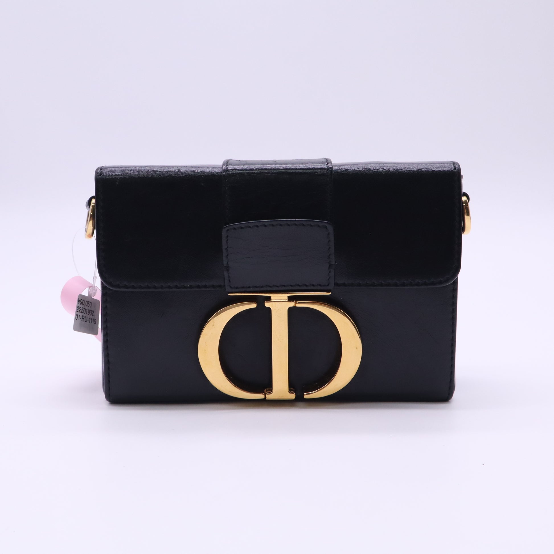 Christian Dior Box Calfskin 30 Montaigne Flap Bag Twins LDJ5160