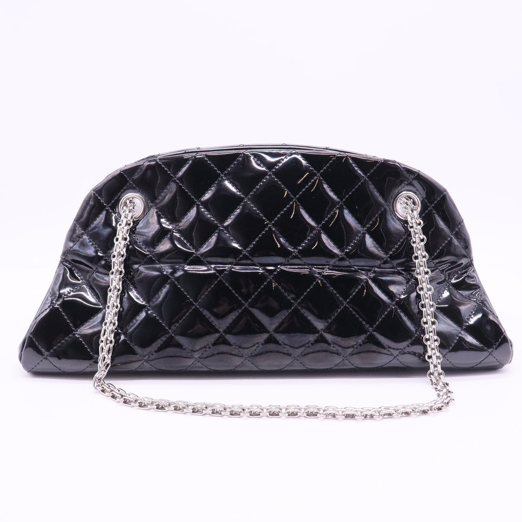 Mademoiselle patent leather handbag