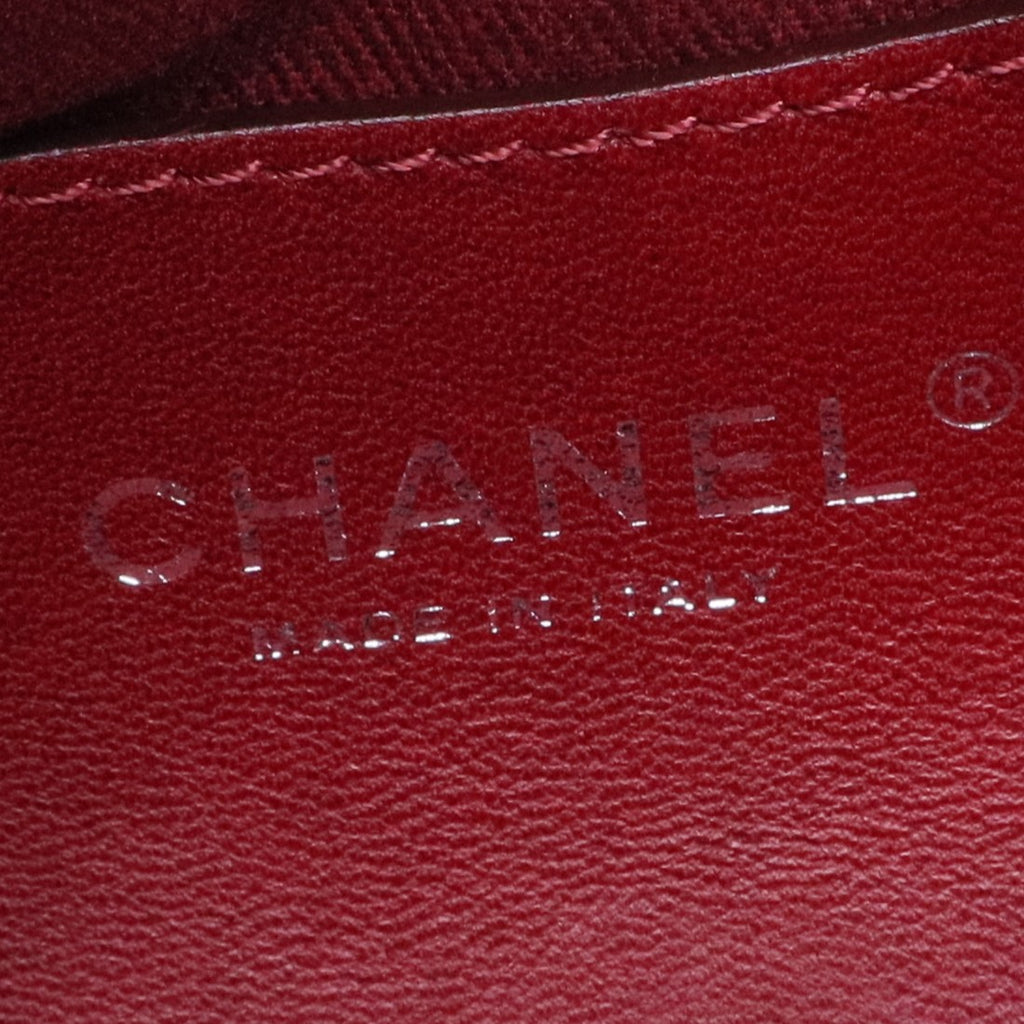 Mademoiselle patent leather handbag