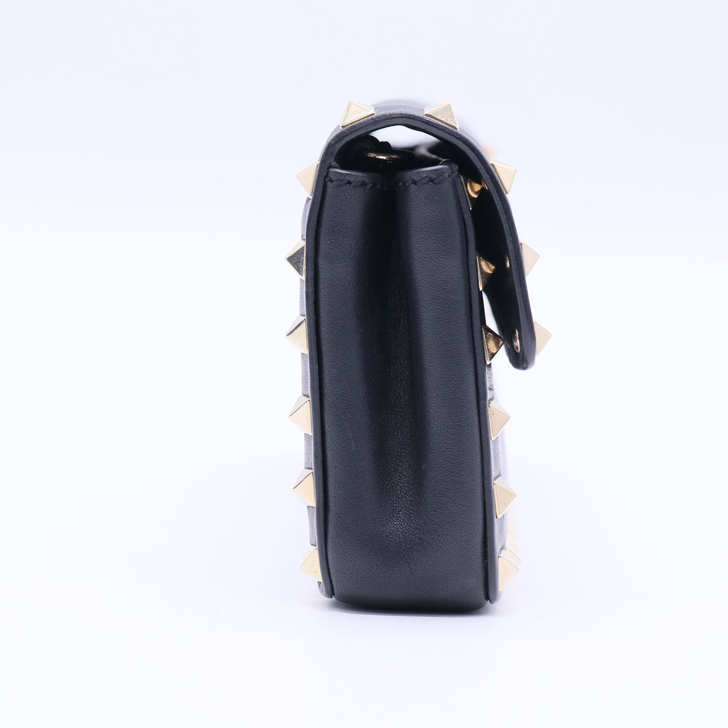 Rockstud Bracelet Clutch Leather Long Twins B21566