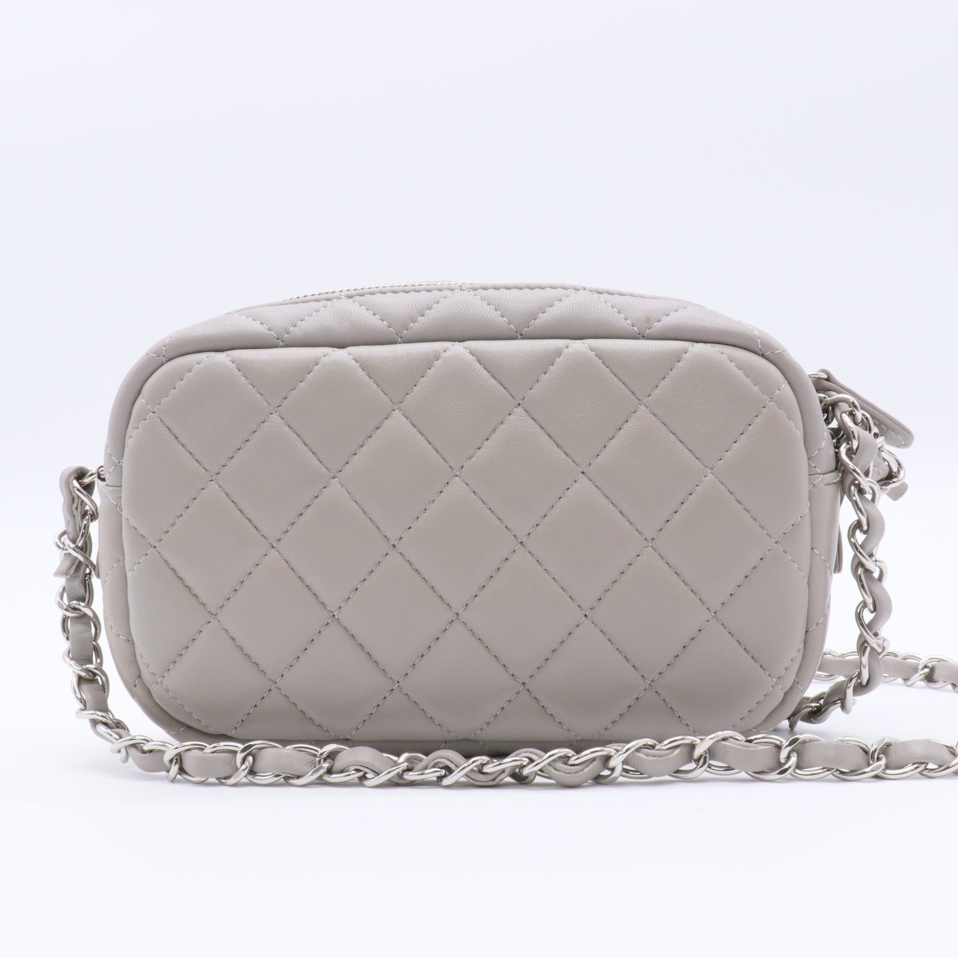 CC Quilted Camera Case Grey Crossbody Bags Twins