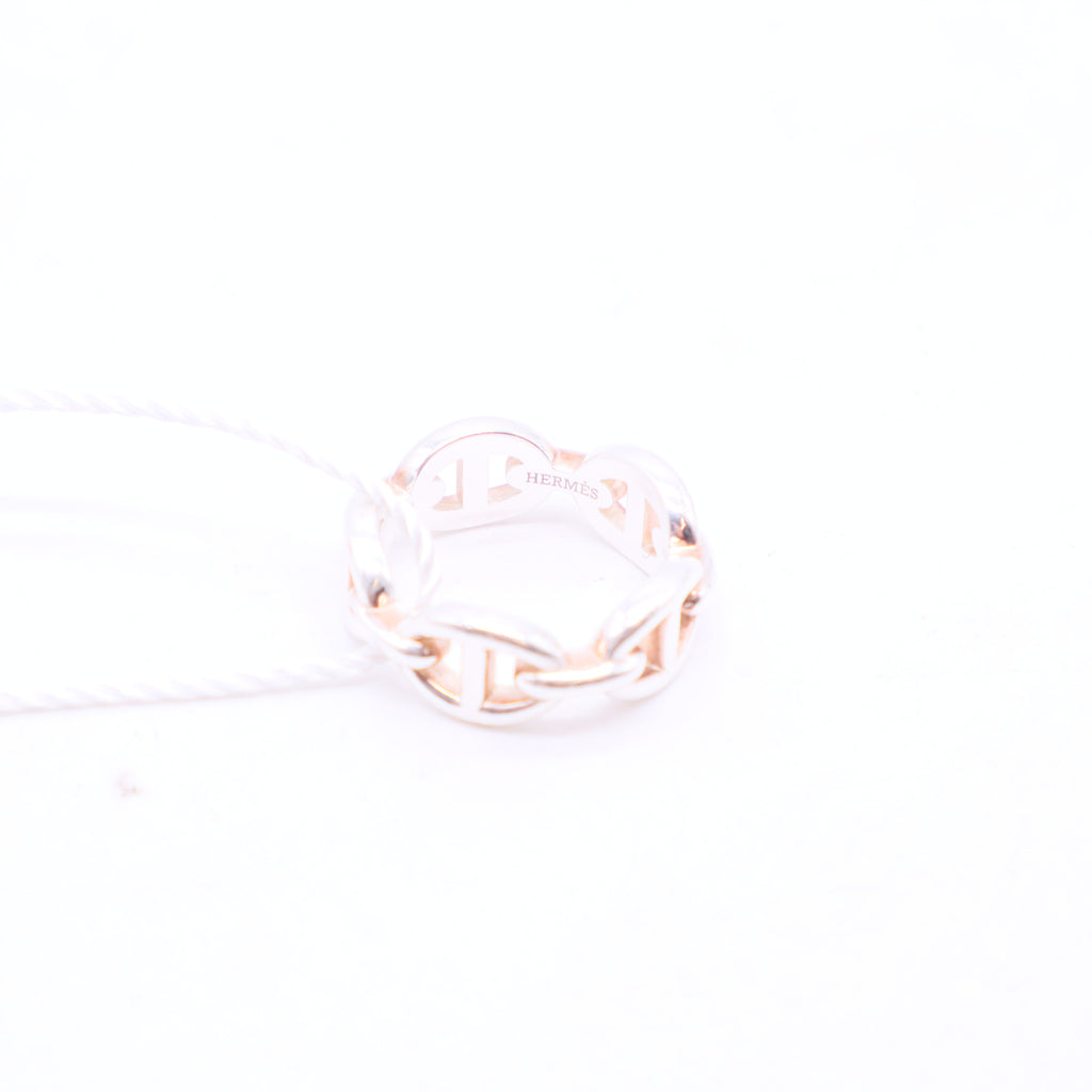 Chaine d'Ancre Enchainee Ring Sterling Silver Twins
