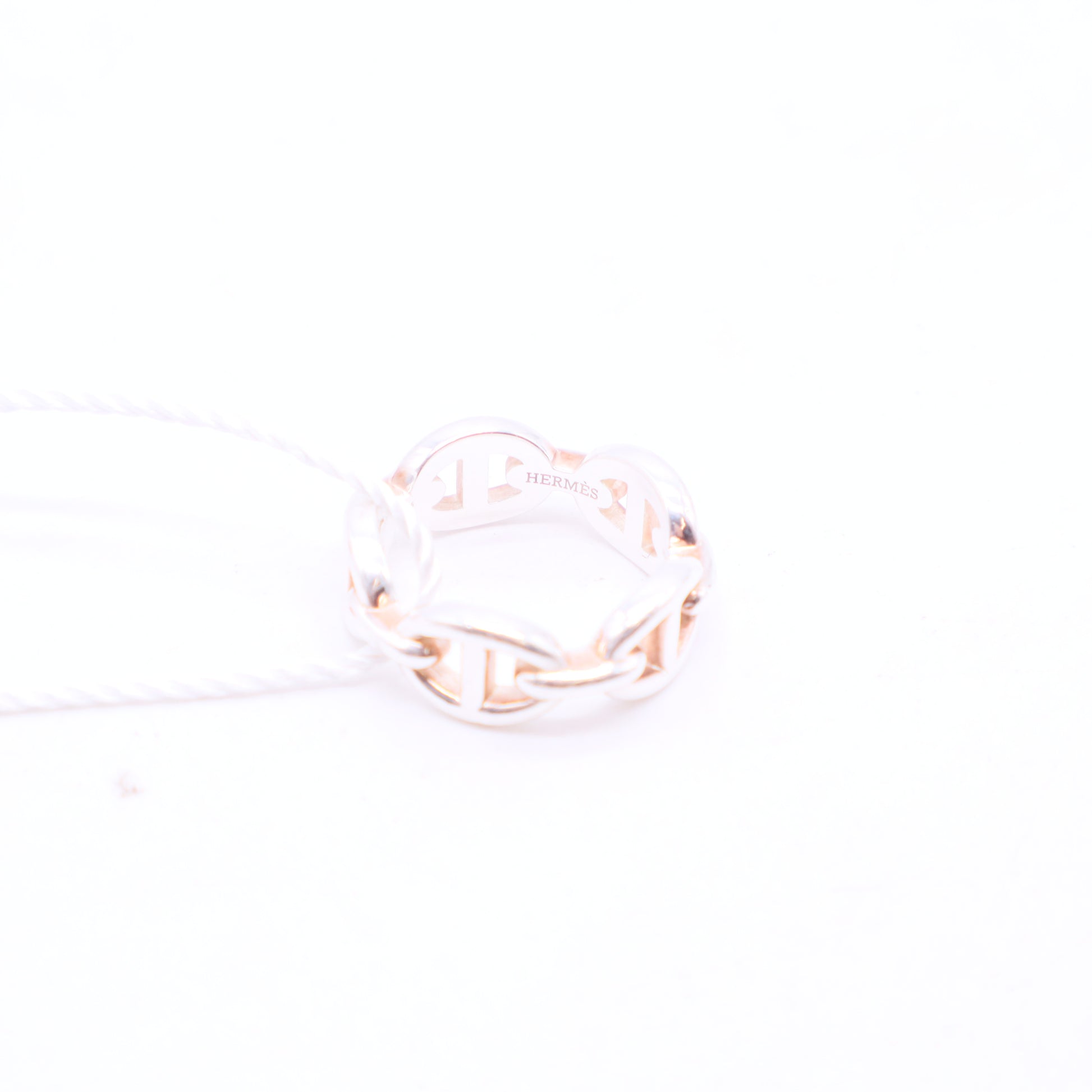 Chaine d'Ancre Enchainee Ring Sterling Silver Twins