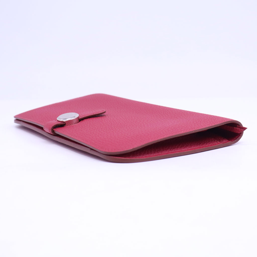 Rubis Clemence Leather Palladium Plated Dogon Combined Wallet W20922