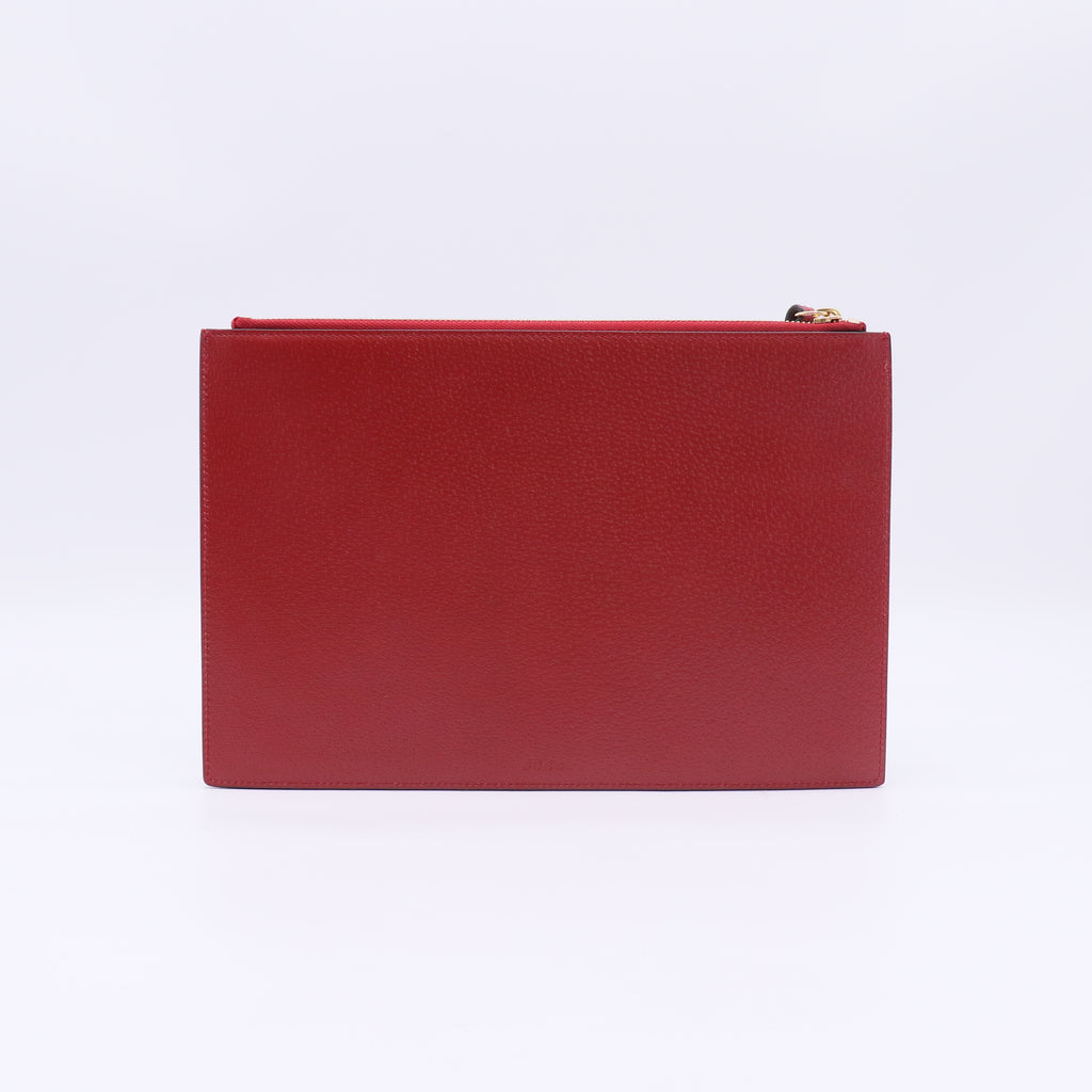 Gucci GG Supreme Tian Large Zip Pouch W22802