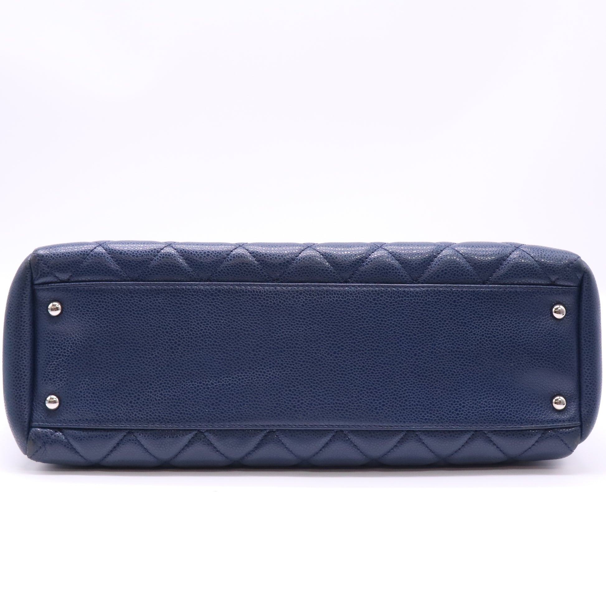 Grand Shopping Tote Quilted Caviar Twins LDJ4572