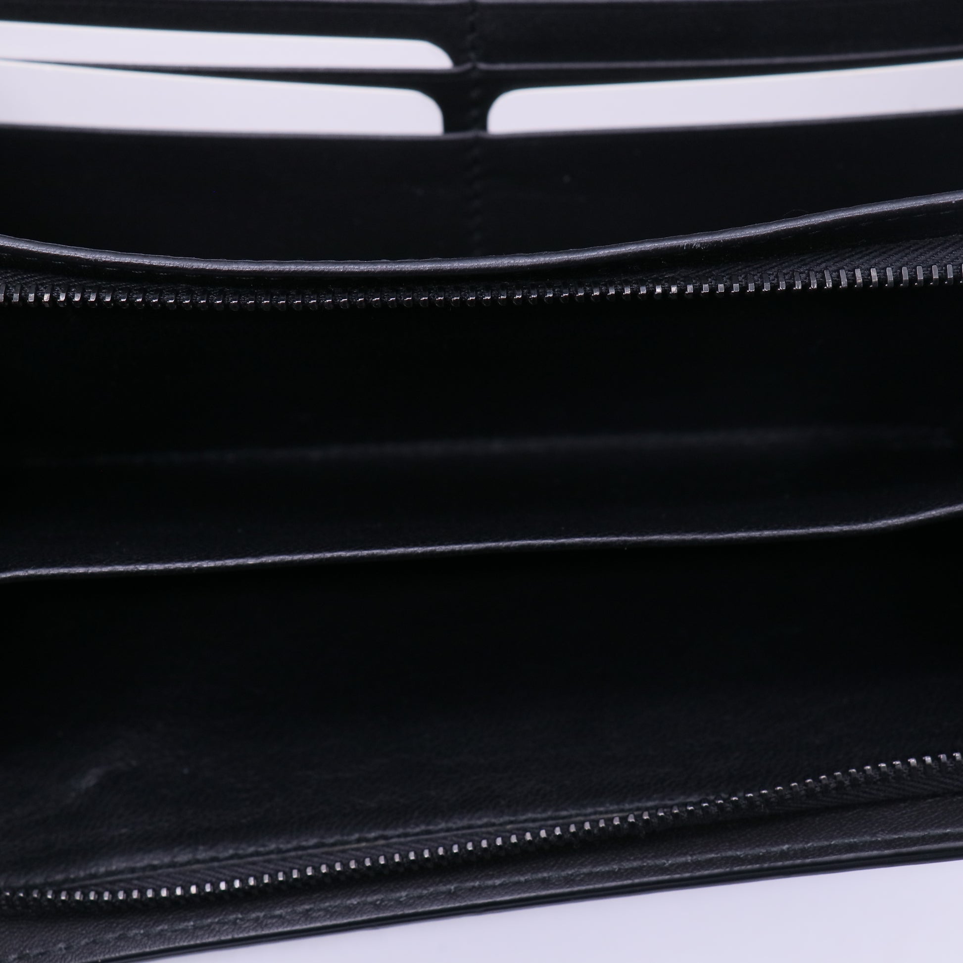 Flap Wallet Intrecciato Leather Long Twins W20763