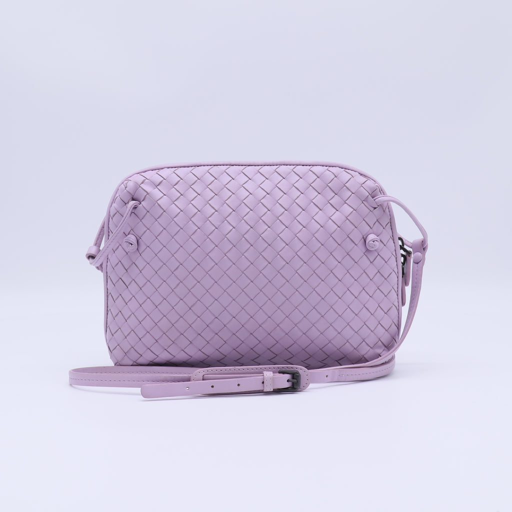 Bottega Veneta Nappa Intrecciato Nodini Crossbody bag in purple B22350