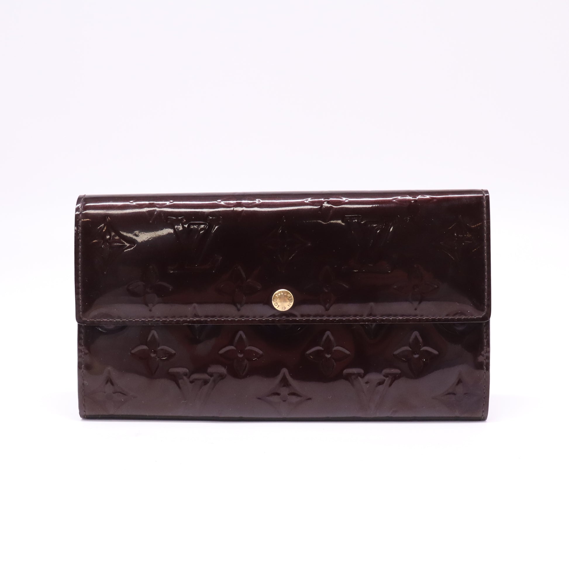 Louis Vuitton Monogram Vernis Sarah Wallet W22167