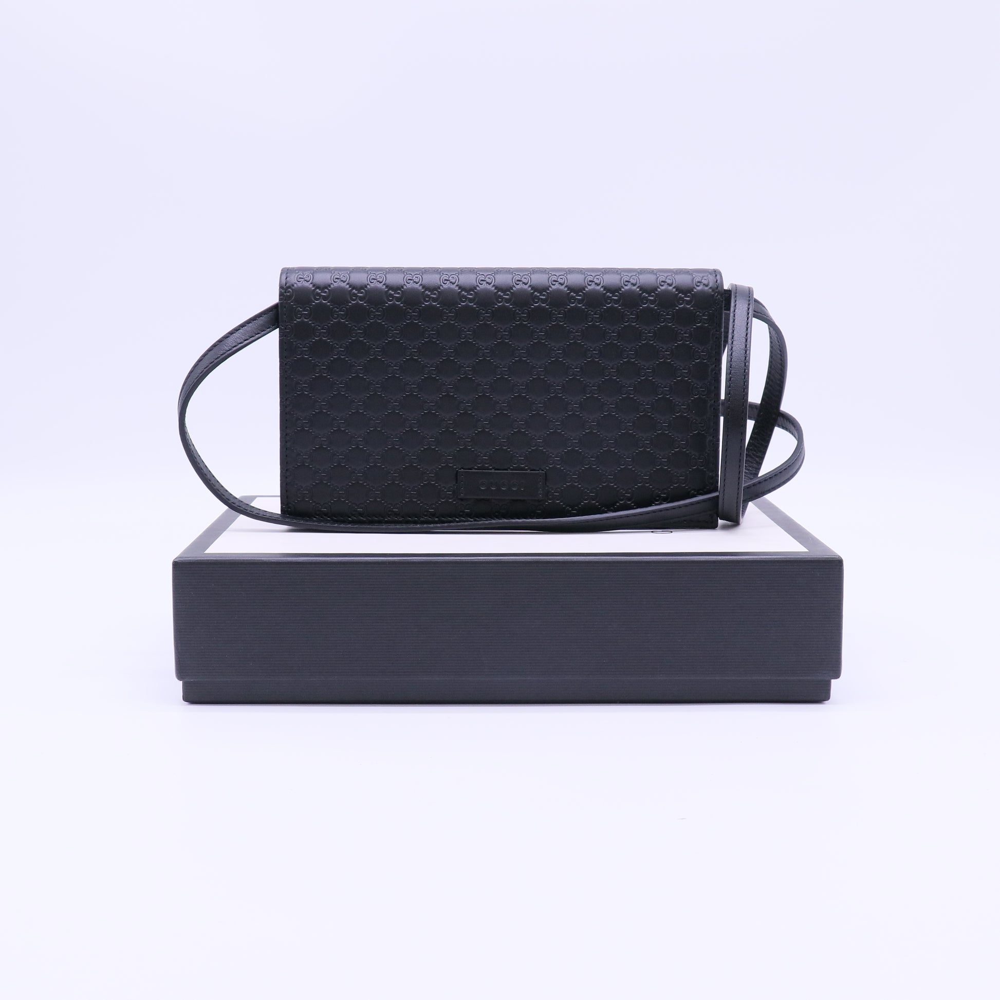 Gucci Microguccissima Crossbody Wallet W22147