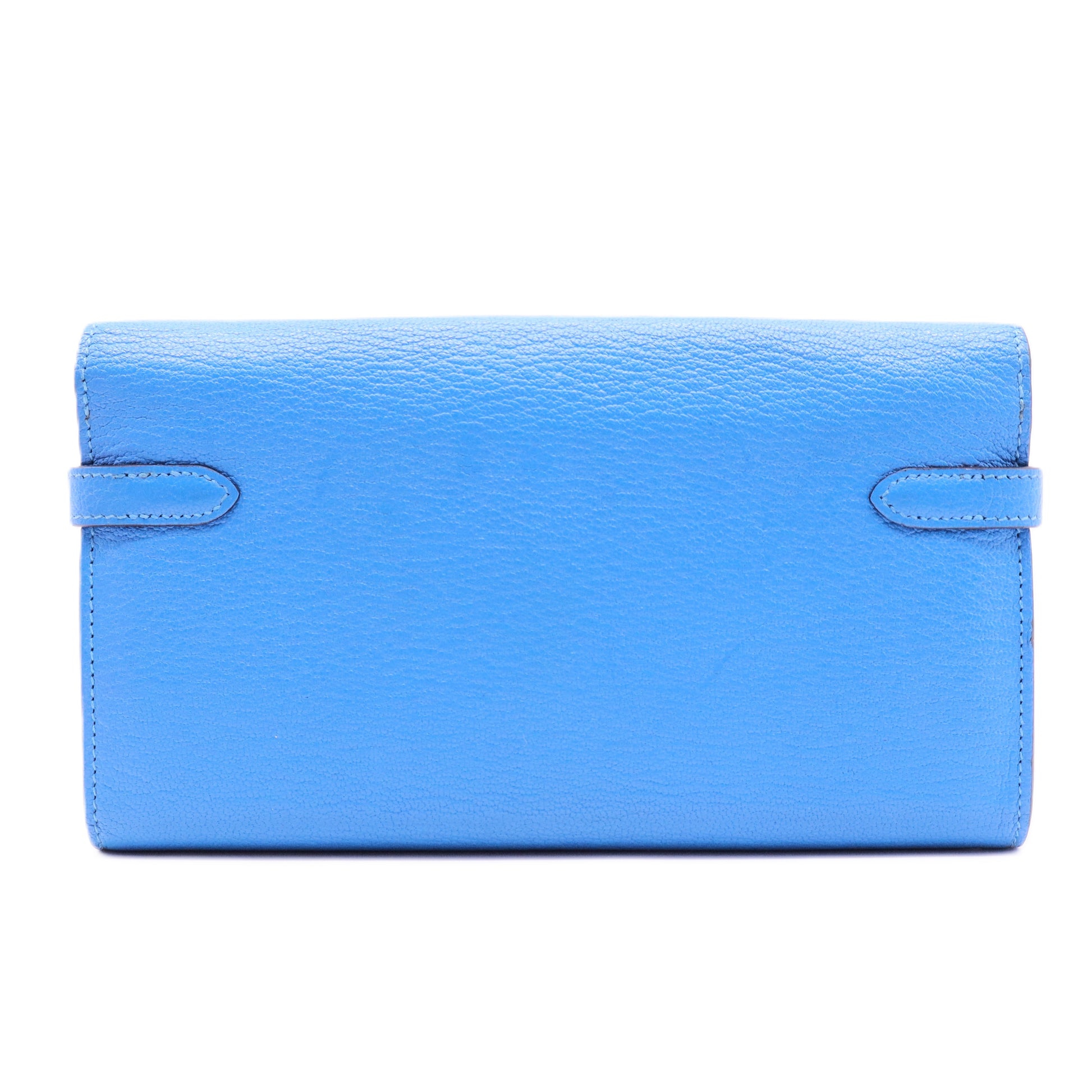 Chevre Mysore Kelly Longue Wallet Bleu Azteque