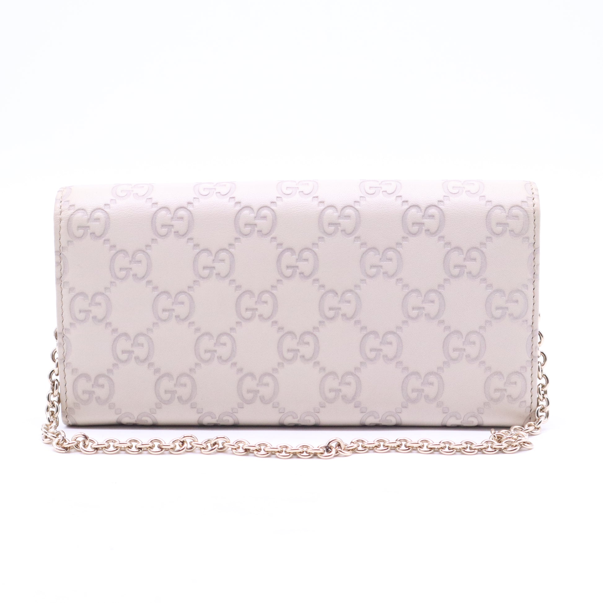 GG Logo Chain Bifold Long Wallet W21039