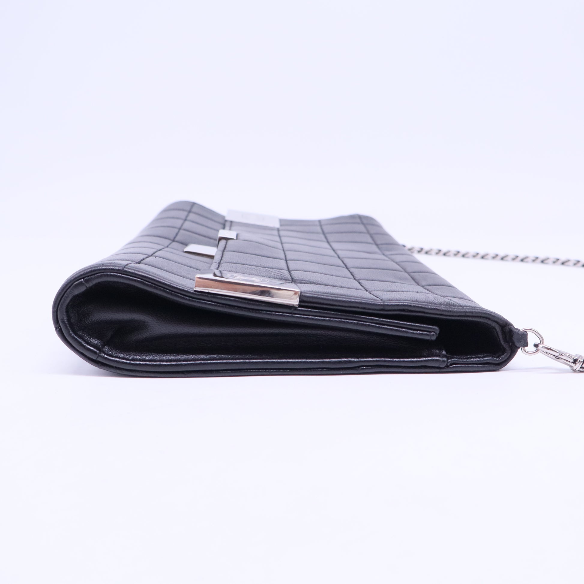 Chocolate Bar Clutch w/ Chain B20445