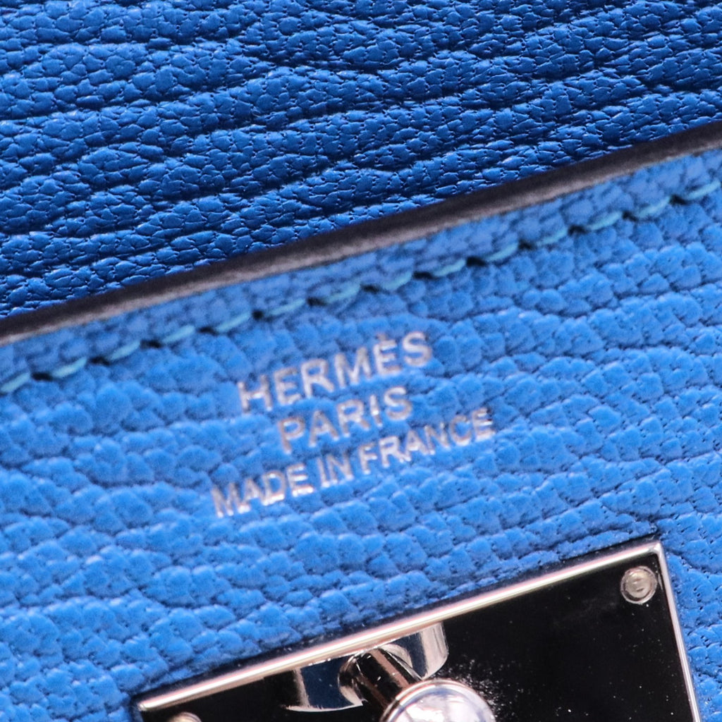 Chevre Mysore Kelly Longue Wallet Bleu Azteque