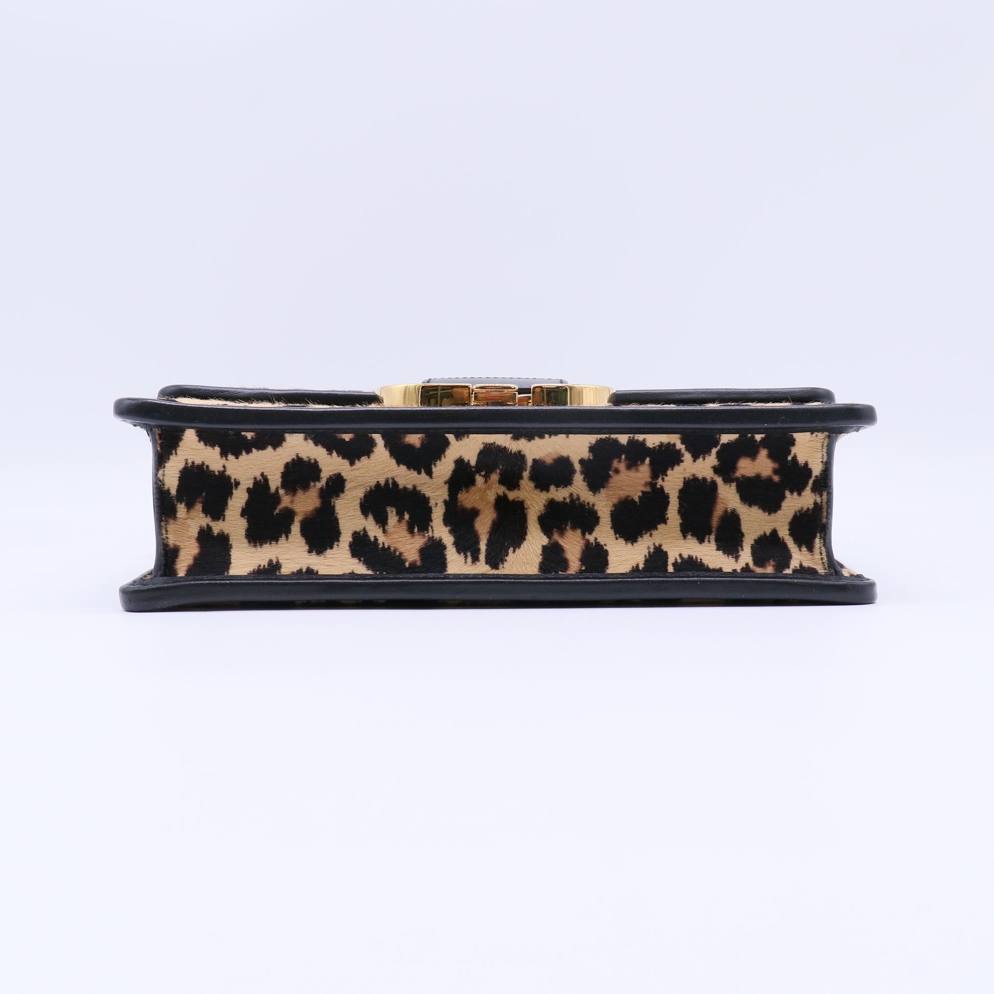 Christian Dior 30 Montaigne Flap Bag in Leopard Print Pony Hair B22408