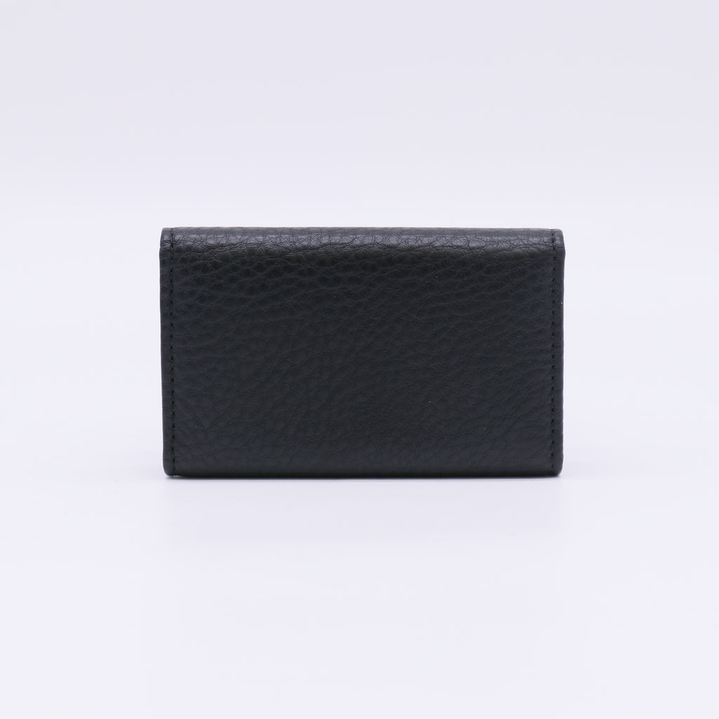 Bvlgari Doppel / Urban Grained Leather 6-Hook Key Case W22818
