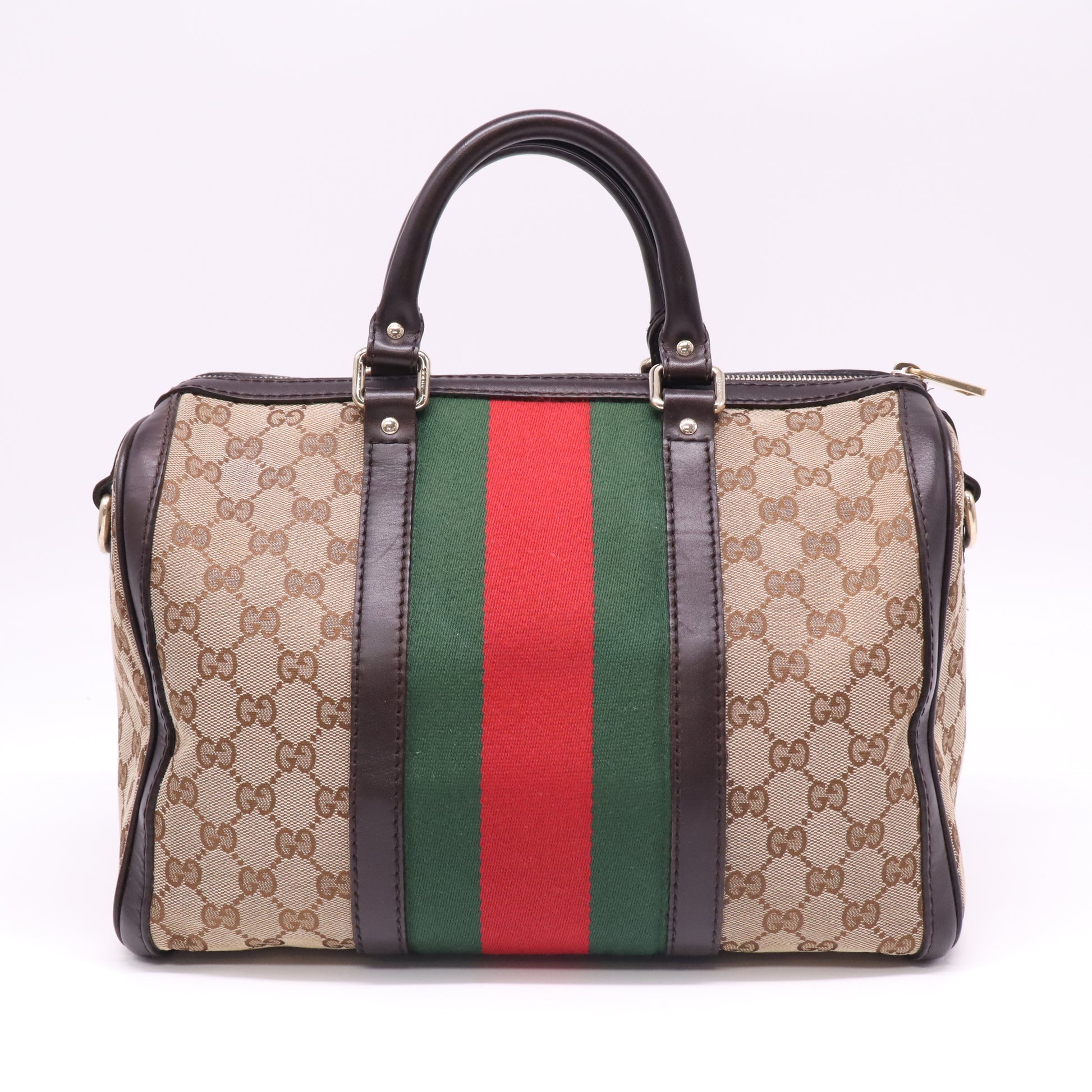 Gucci Vintage Web Original GG Boston Bag B22163