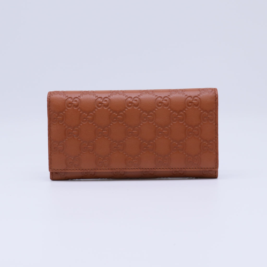 Gucci Guccissima Continental Flap Wallet W21799