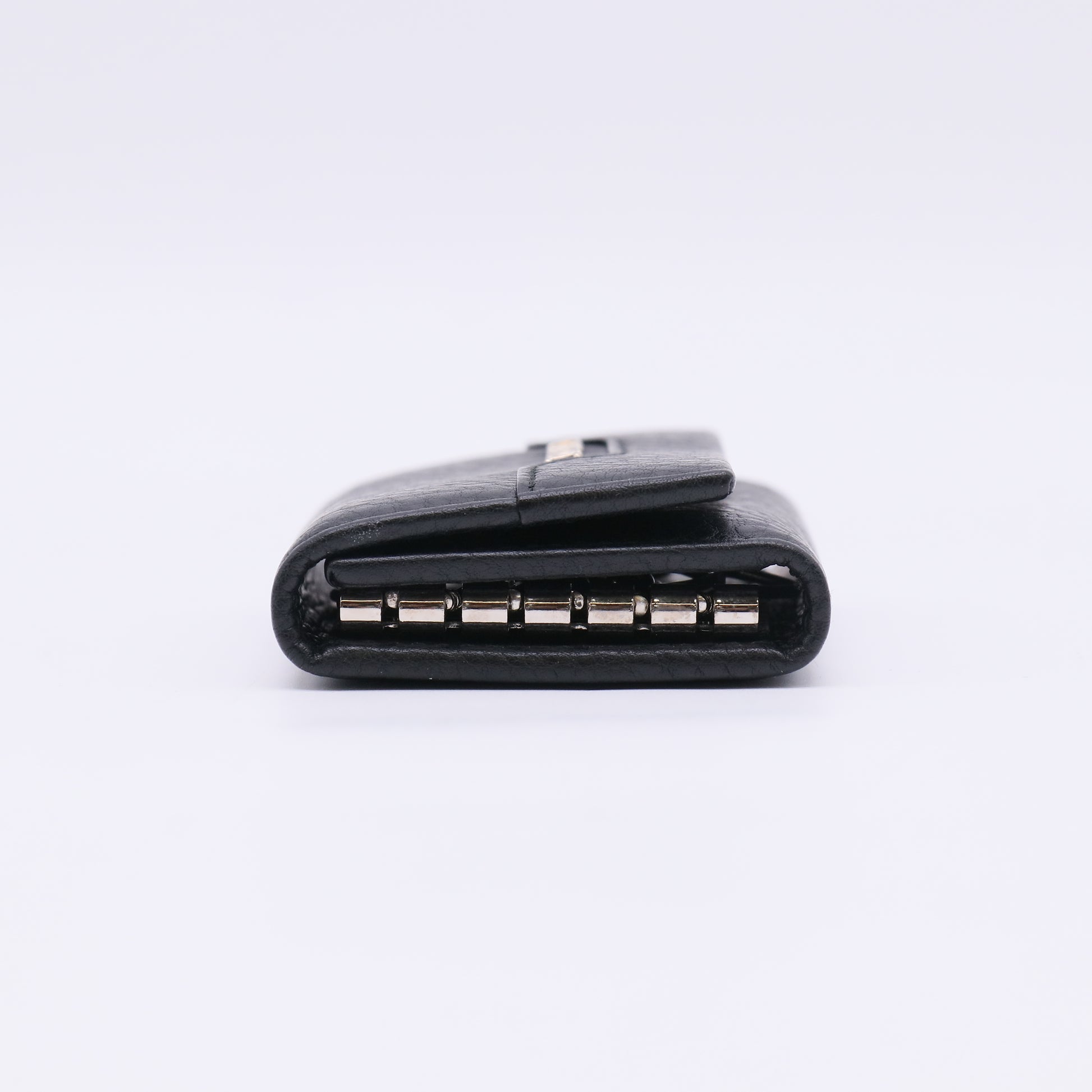 Bvlgari Doppel / Urban Grained Leather 6-Hook Key Case W22818