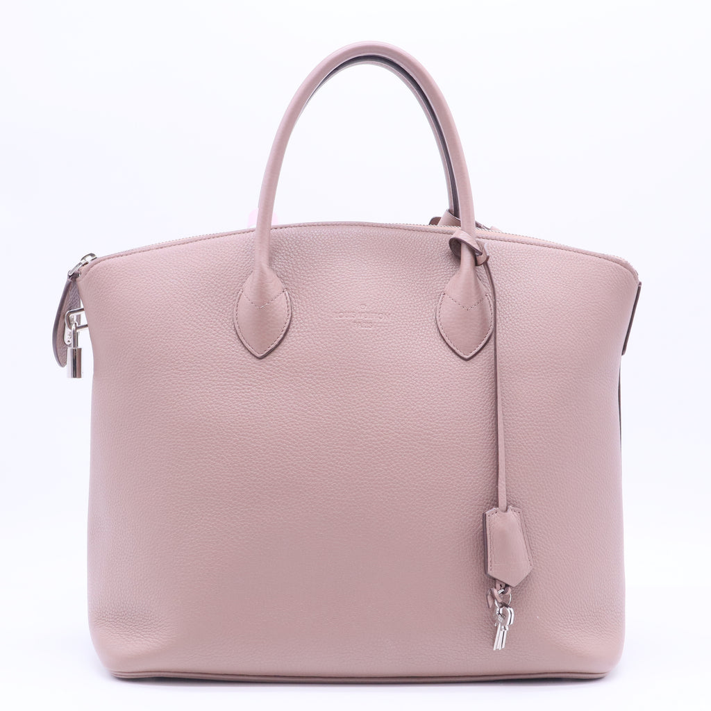 Limited Edition Framboise Chevre Leather Haute Maroquinerie Lockit Bag LDJ2830  Twins